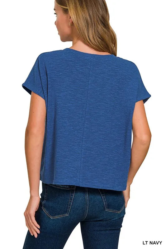 Zenana Round Neck Short Sleeve T-Shirt