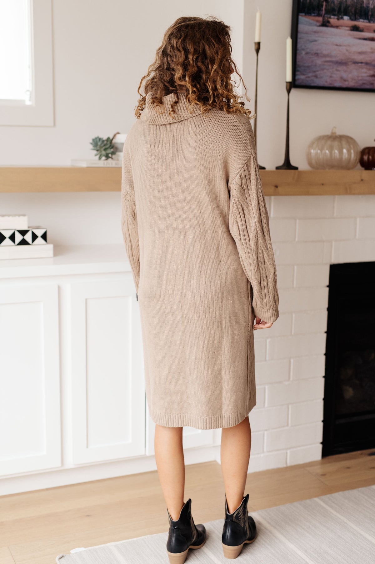 Polagram Bundled Beauty Turtleneck Sweater Dress Dresses