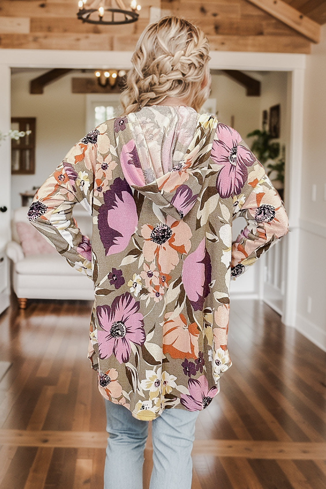 Heimish Pop Of Floral - Cardigan