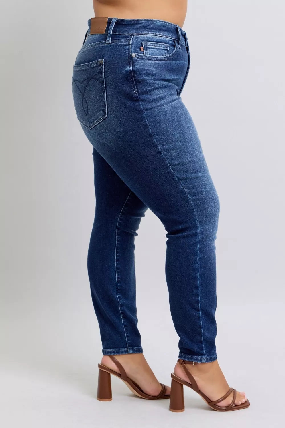 Judy Blue Washed Thermal Skinny Jeans