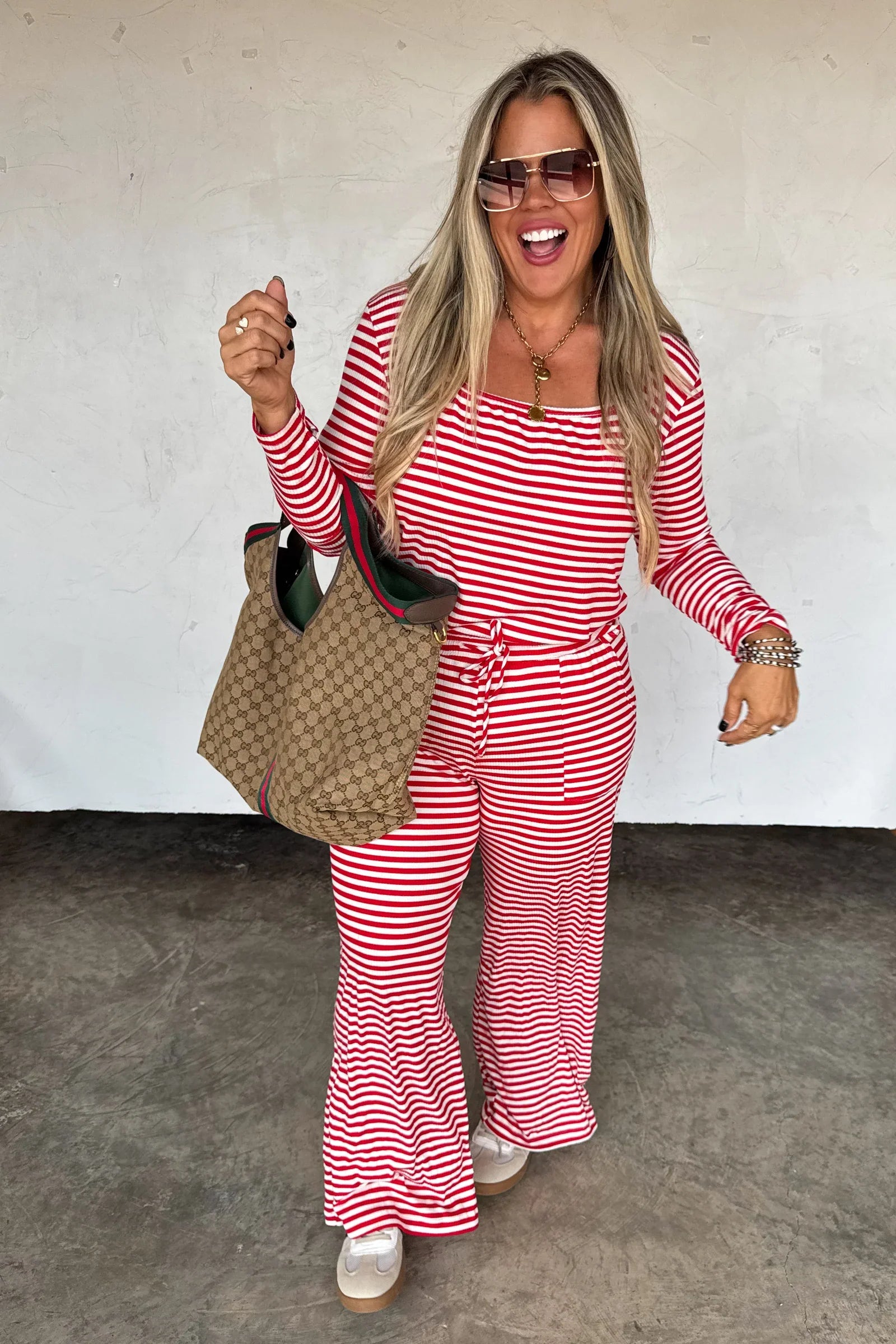 PREORDER: Blakeley Haddie Stripe Lounge Set **Limited Qtys** Womens