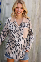 Reborn J Spot On Button-Up Shacket