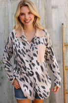 Reborn J Spot On Button-Up Shacket
