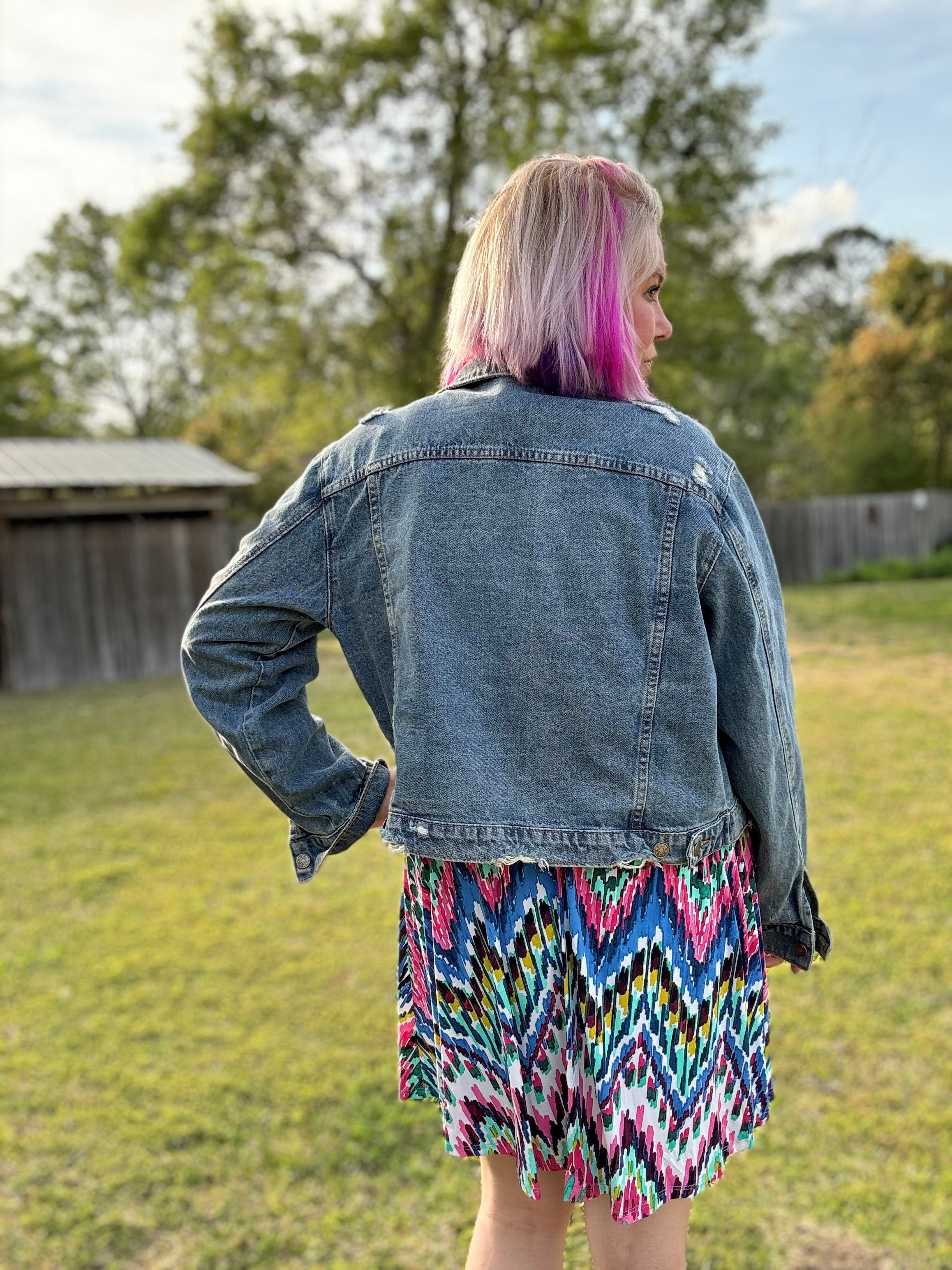 White Birch Chevy to the Levy Chevron Dress Dresses