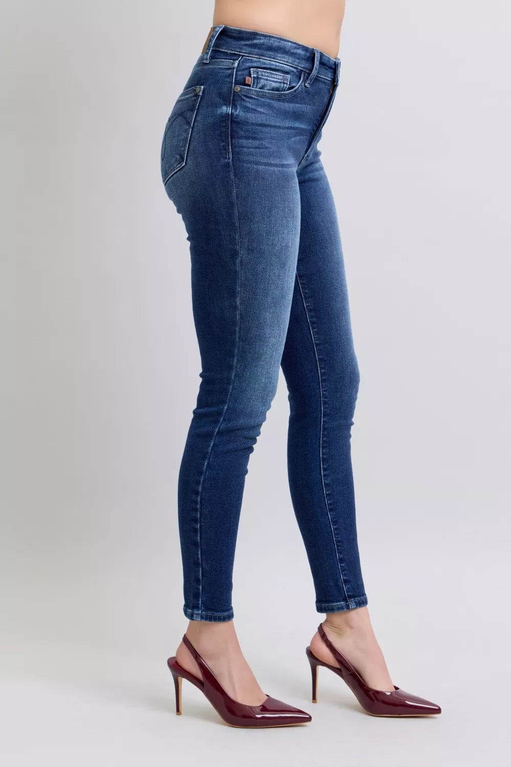 Judy Blue Washed Thermal Skinny Jeans
