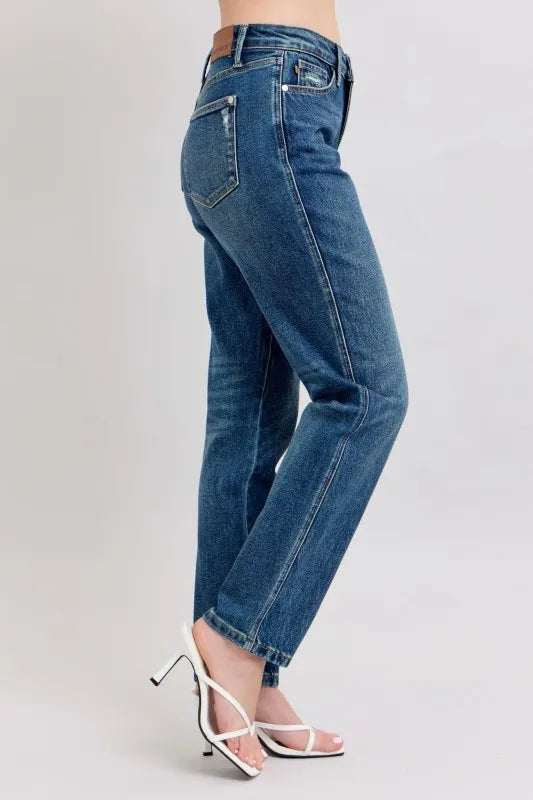 Judy Blue High Waisted Rigid Magic Straight Leg Jeans