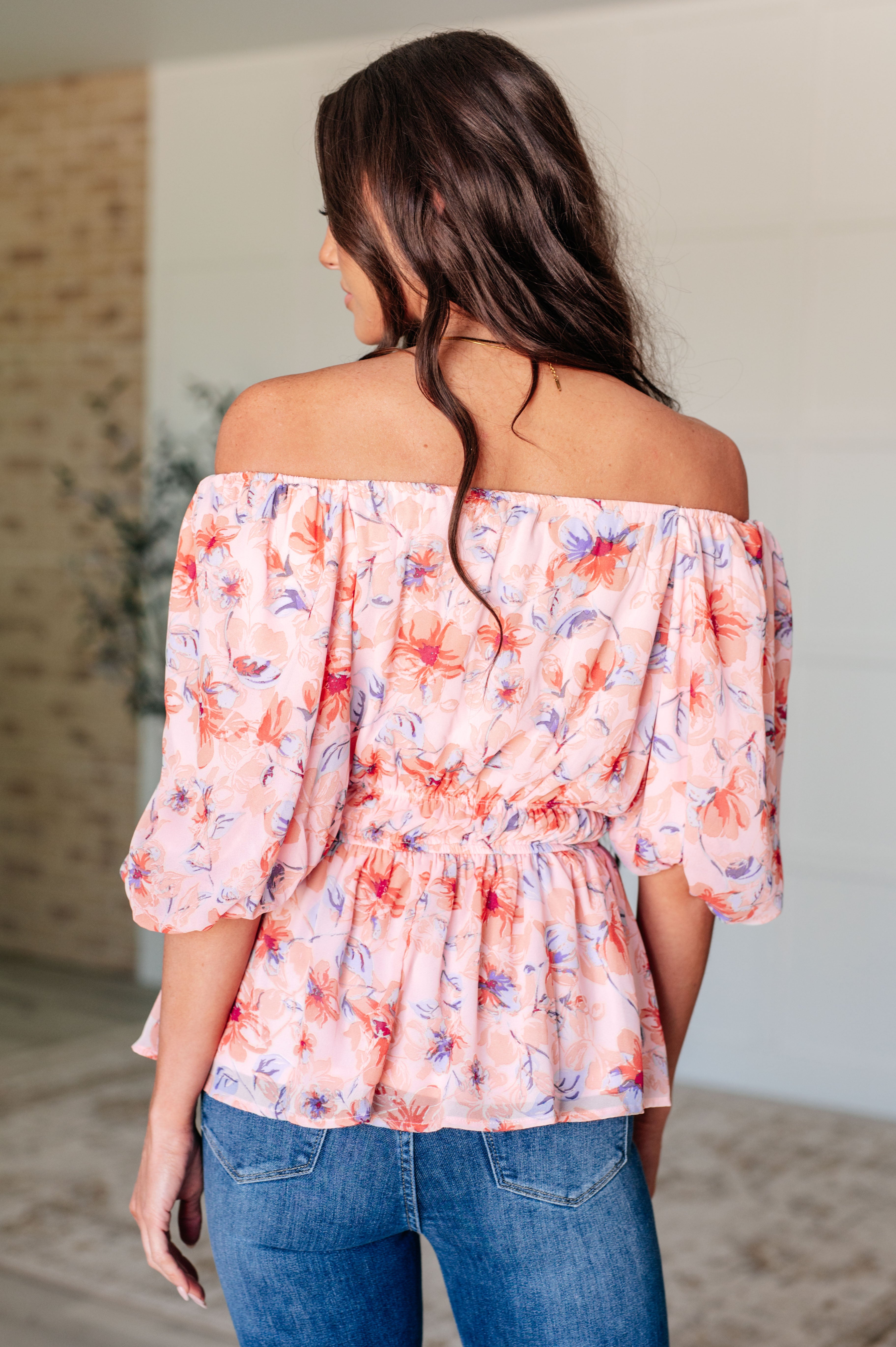 Polagram A Powerful Force Square Neck Balloon Sleeve Blouse Shirts & Tops