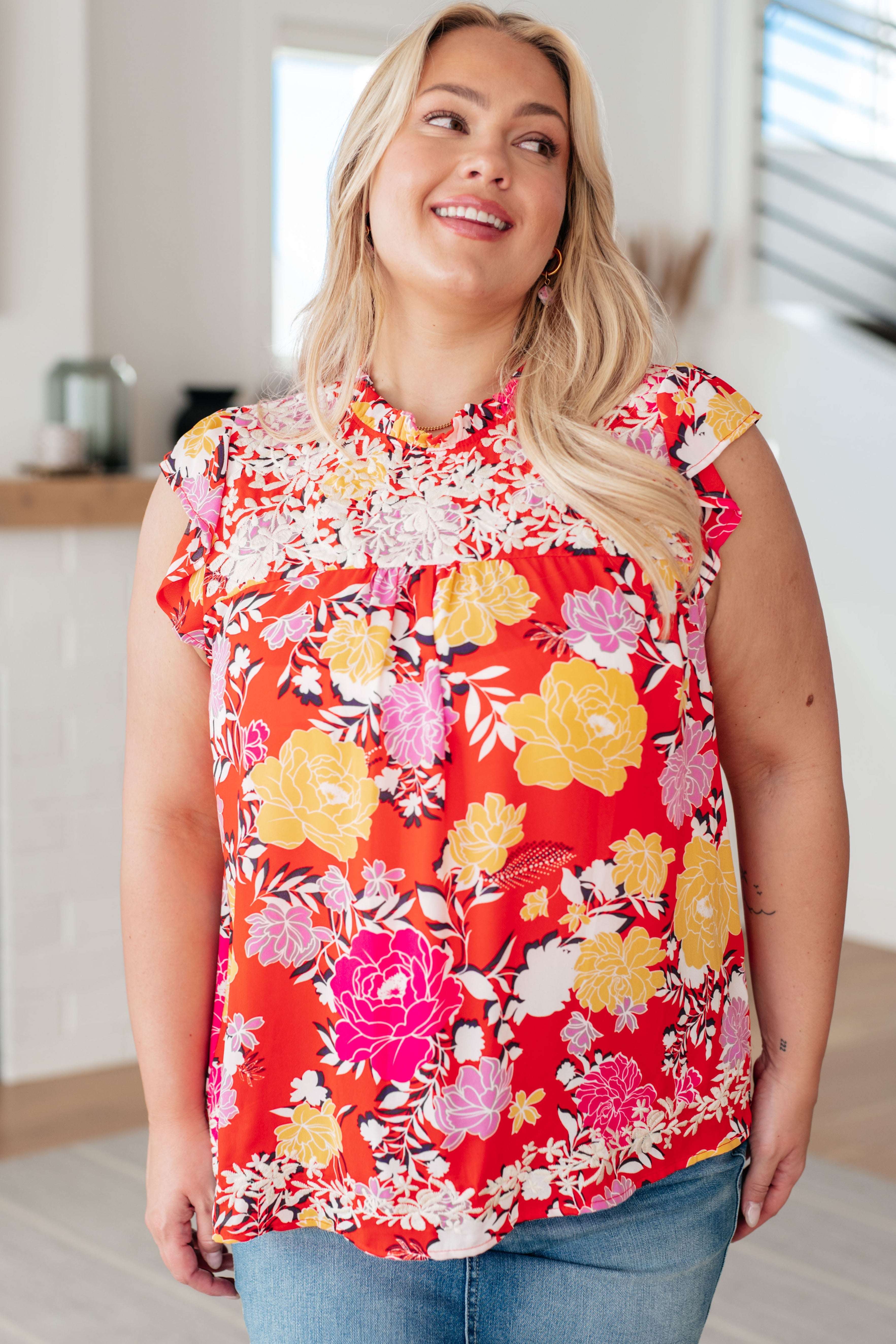 Andree by UnitAmong The Flowers Floral Top Tops