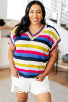 Jodifl Another One V-Neck Striped Top Shirts & Tops