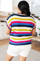 Jodifl Another One V-Neck Striped Top Shirts & Tops