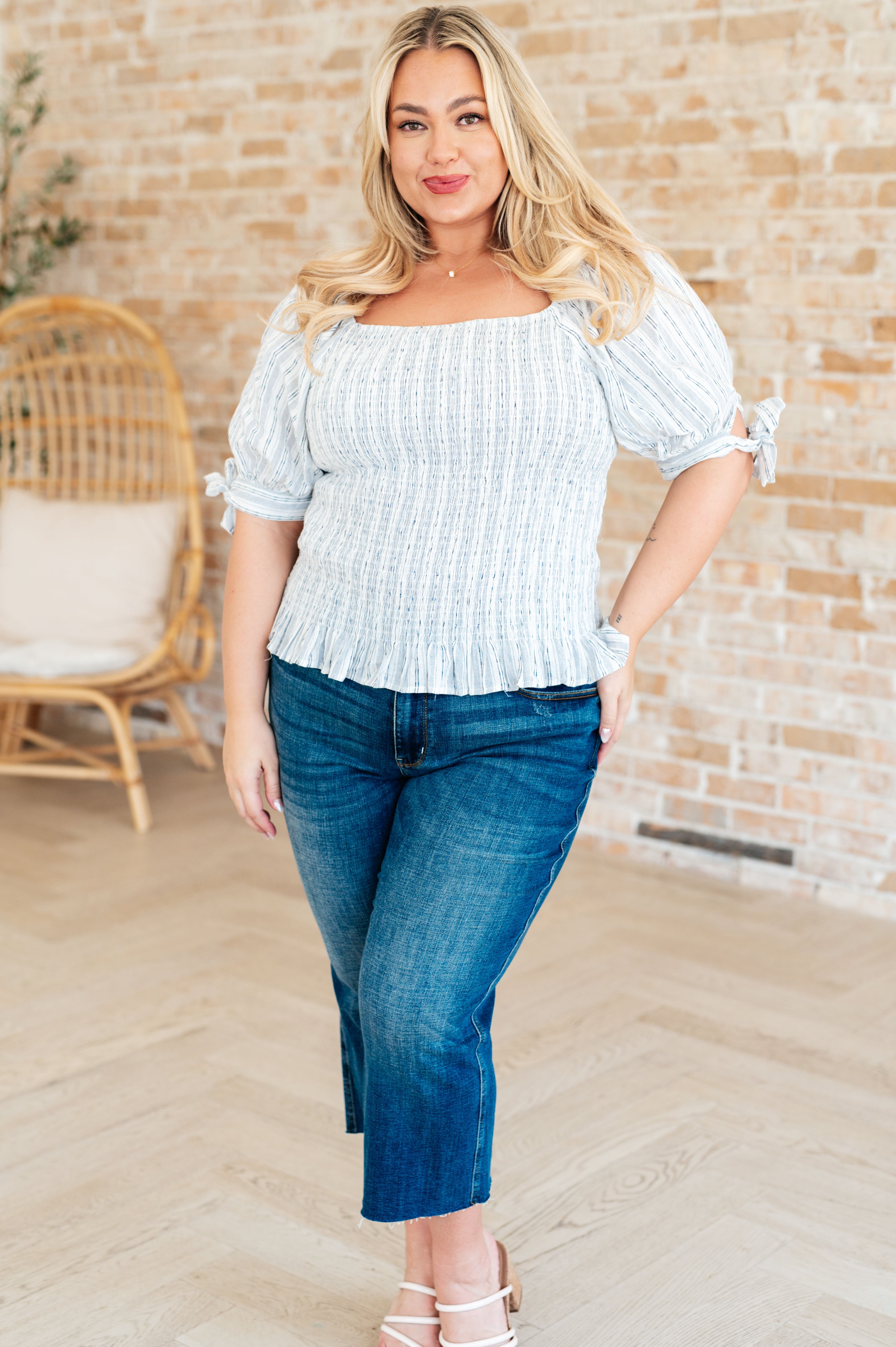 Emily Wonder Anticipating More Smocked Blouse Tops