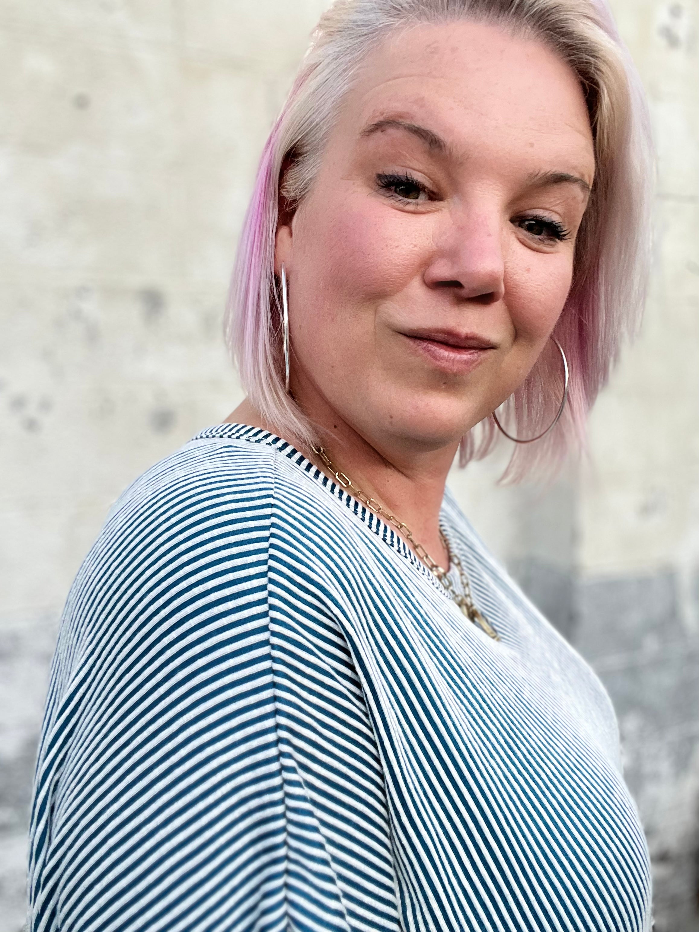 Zenana Ribbed Oversized Top