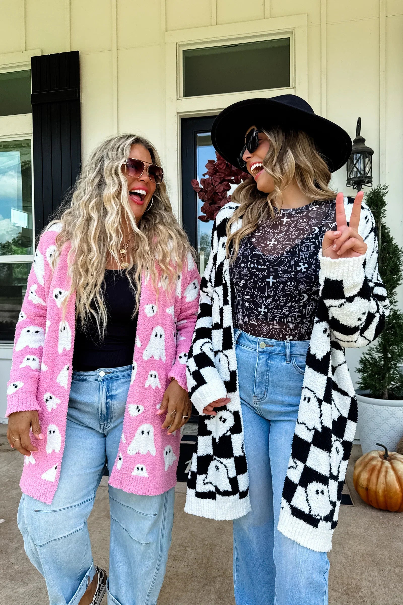 PREORDER: Blakeley Halloween Cloud Cardigan Womens