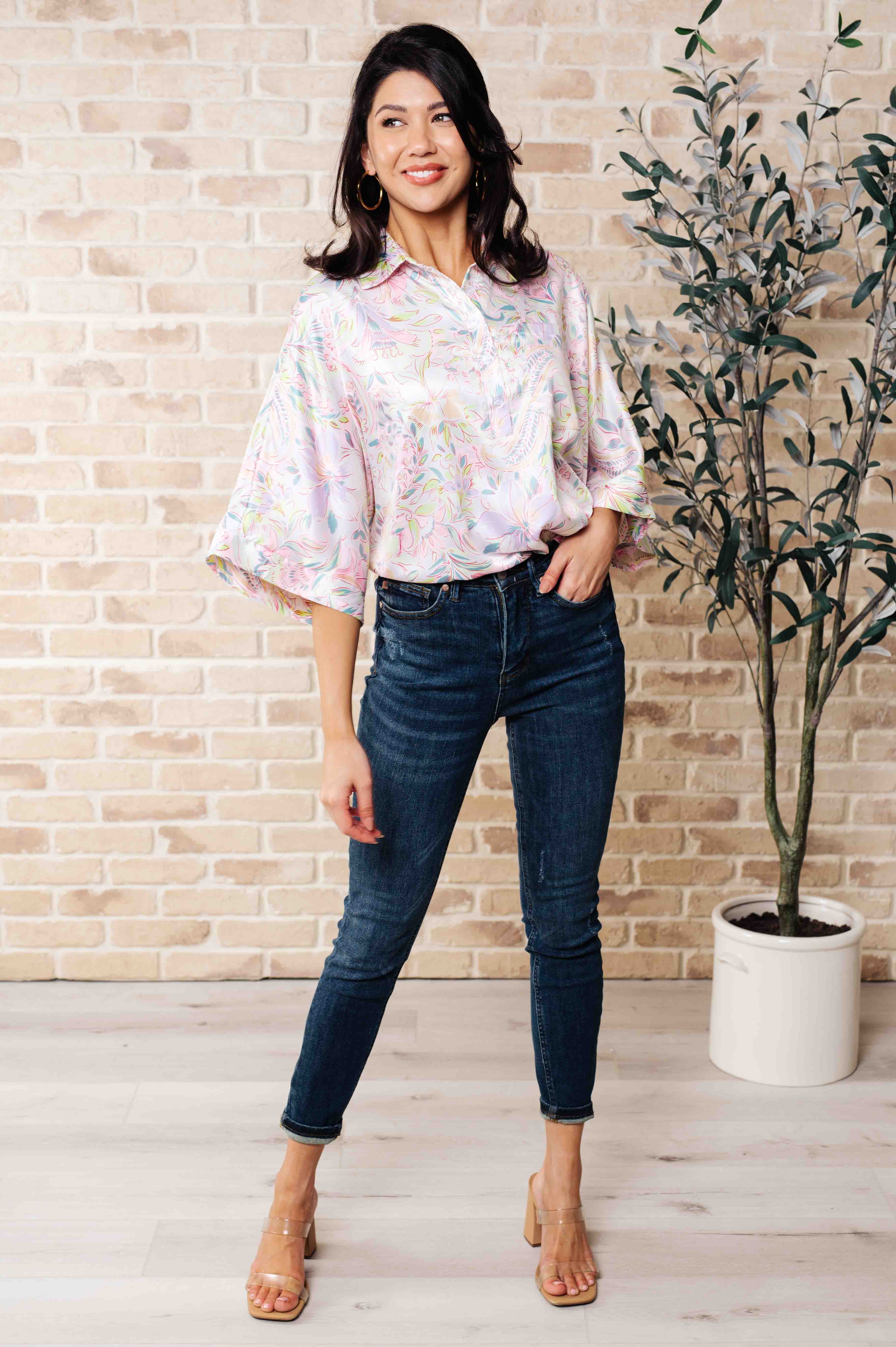 Andree by Unit Blissful Botanicals Blouse Tops