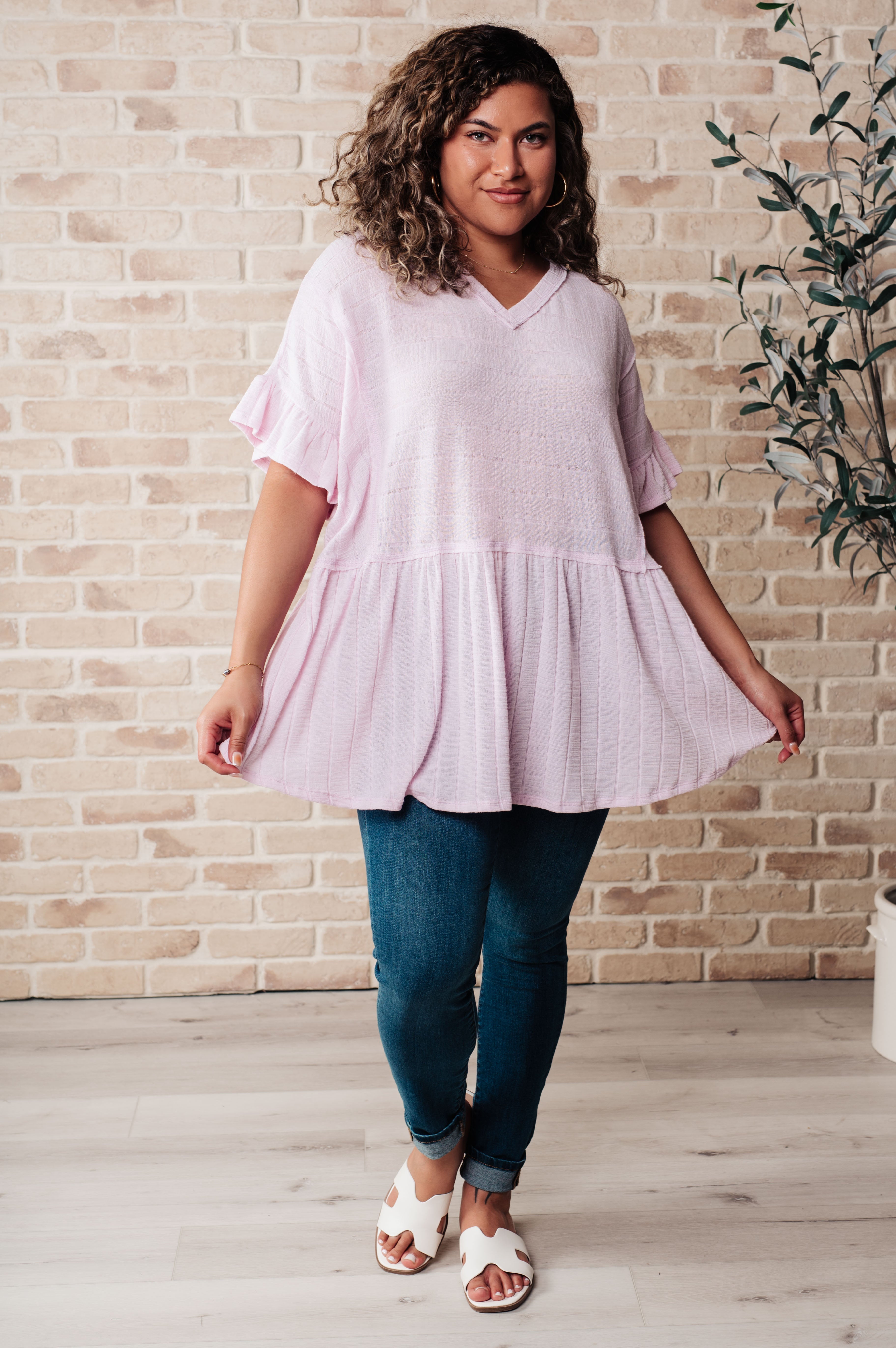 Shopin LA Can't Find the Words V-Neck Blouse Tops