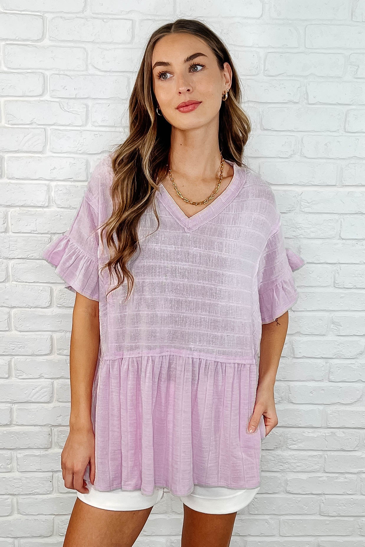 Shopin LA Can't Find the Words V-Neck Blouse Tops