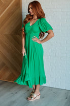 Jodifl Catch a Cloud and Pin it Down Smocked Bodice Dress Dresses