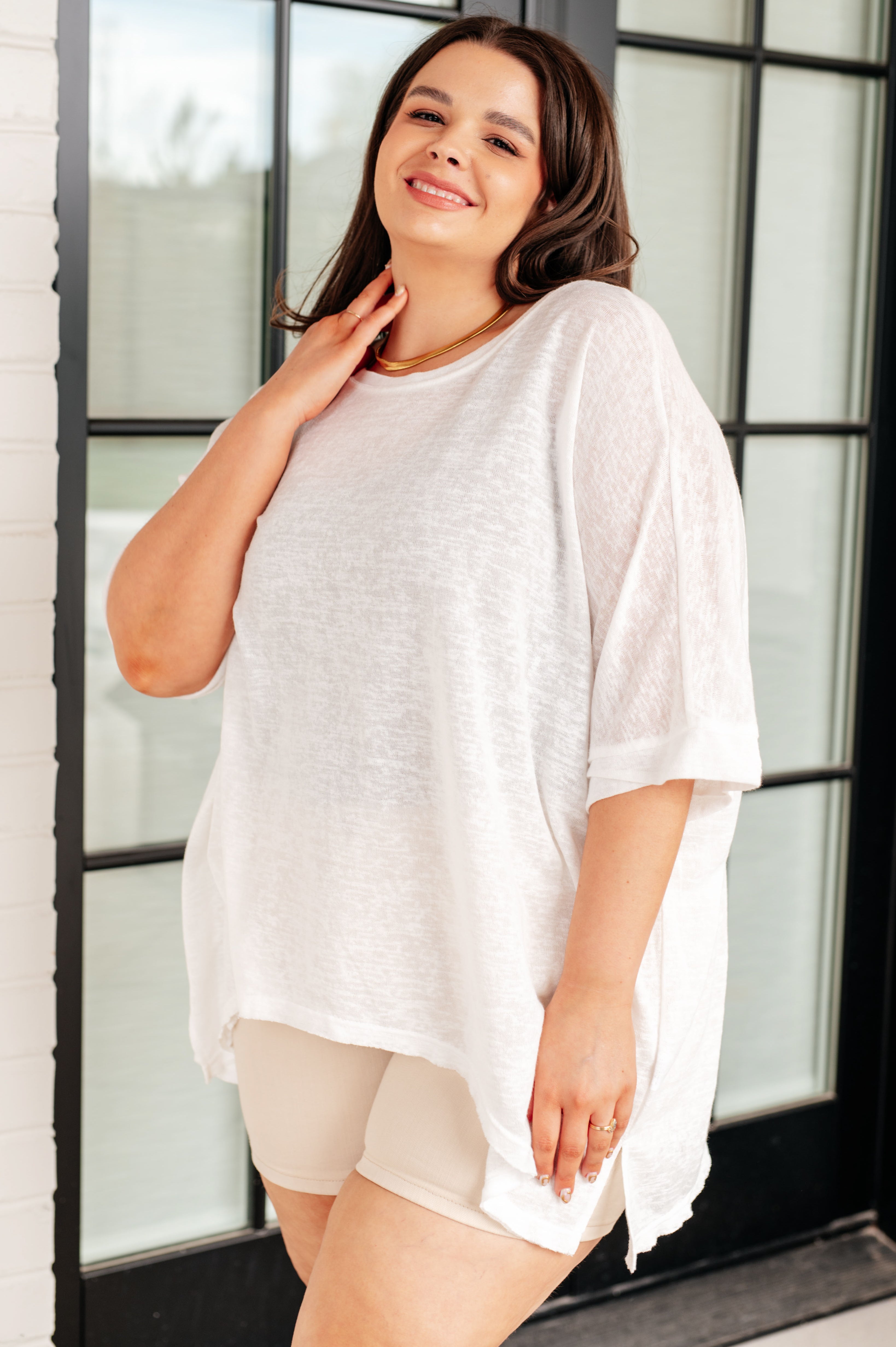 One Eleven North Continue On Oversized Tunic Tops