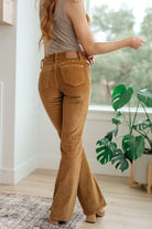 Judy Blue Cordelia Bootcut Corduroy Pants in Camel Womens