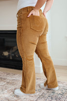 Judy Blue Cordelia Bootcut Corduroy Pants in Camel Womens