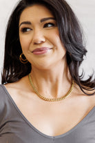 Curiously Cute Cuban Chain Necklace OS Accessories