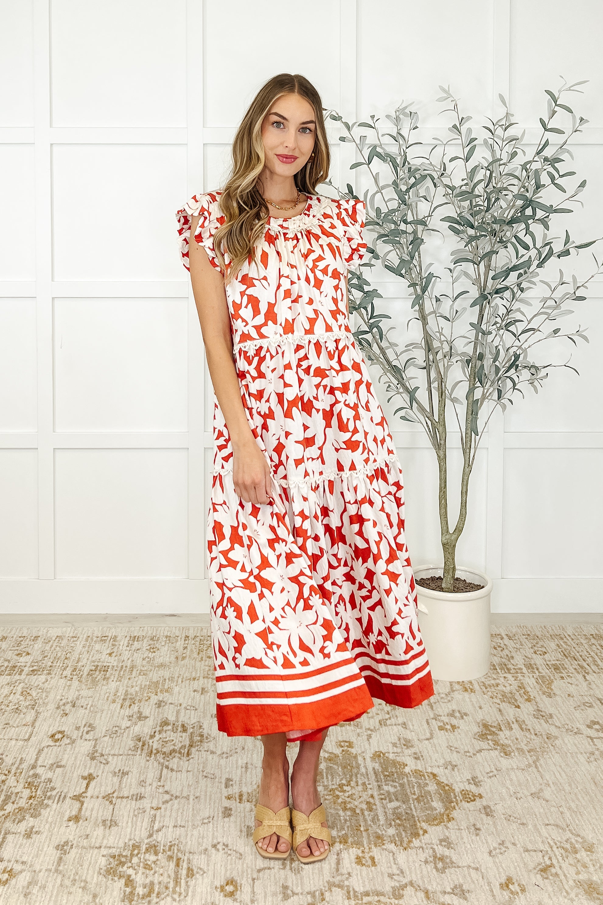 GiGio Dainty Daydream Tiered Dress Womens
