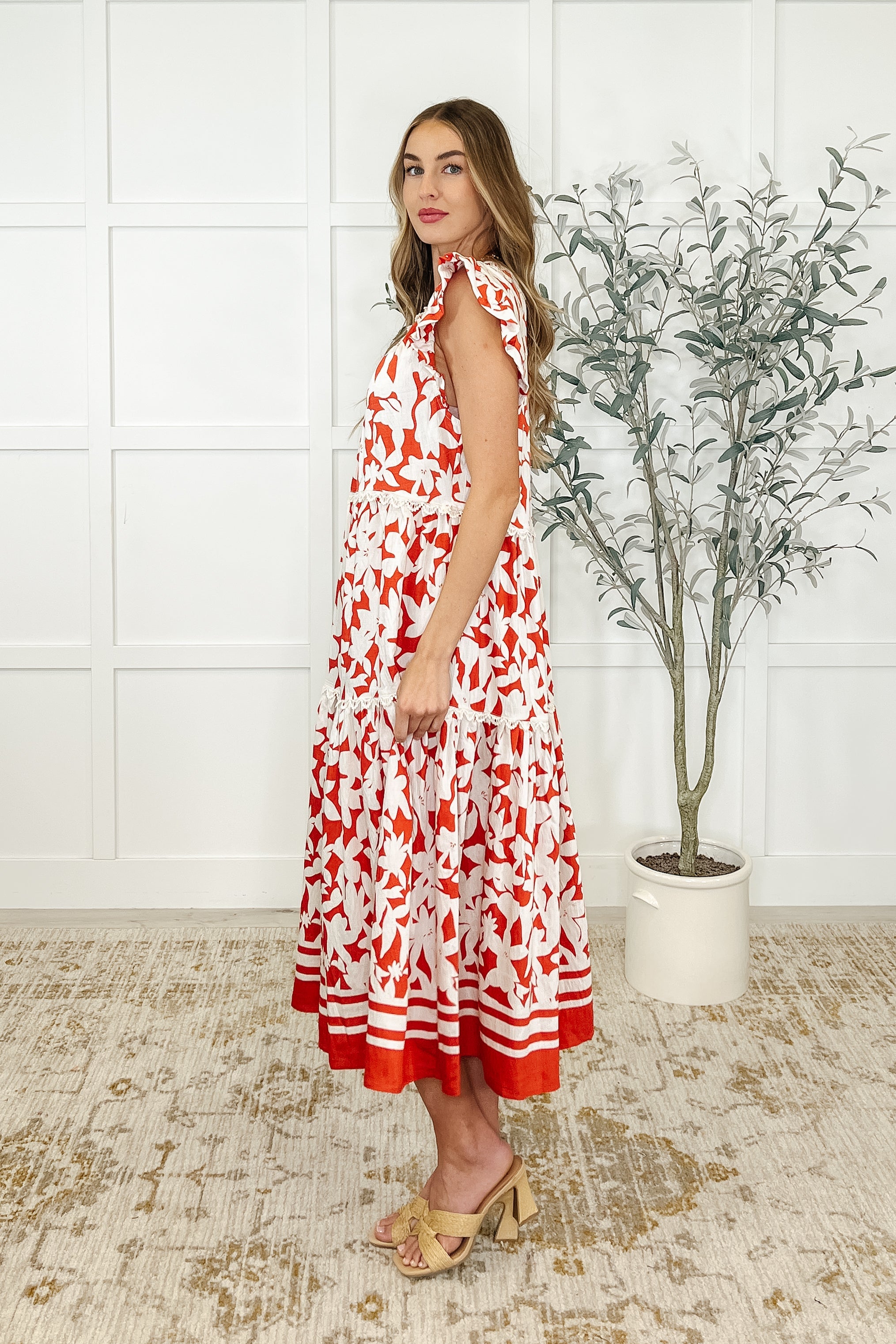 GiGio Dainty Daydream Tiered Dress Womens