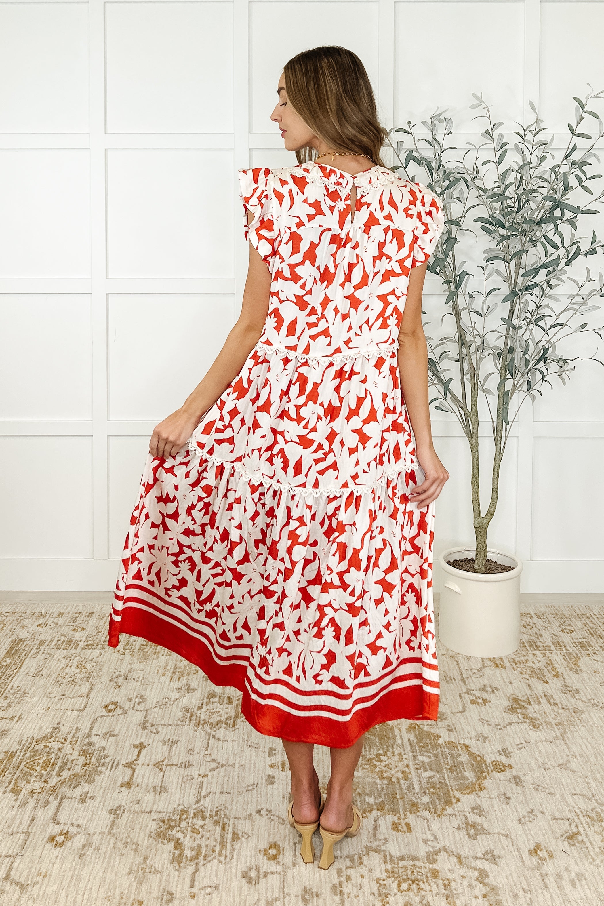 GiGio Dainty Daydream Tiered Dress Womens