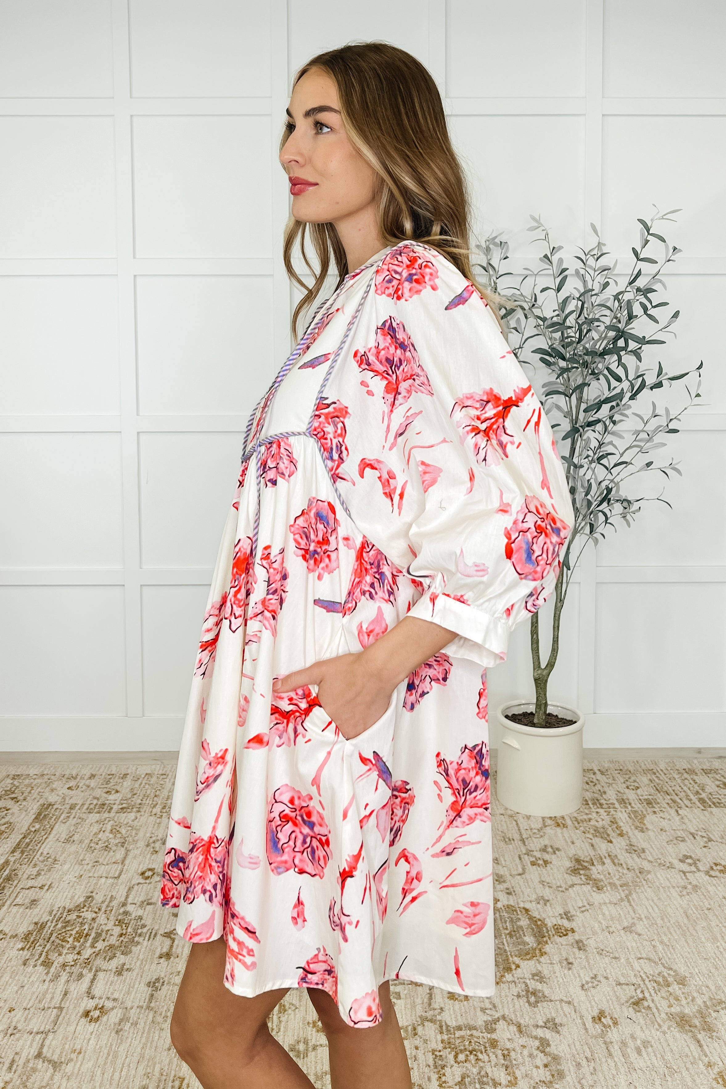 One Eleven North Destination Unknown Floral Dress Womens