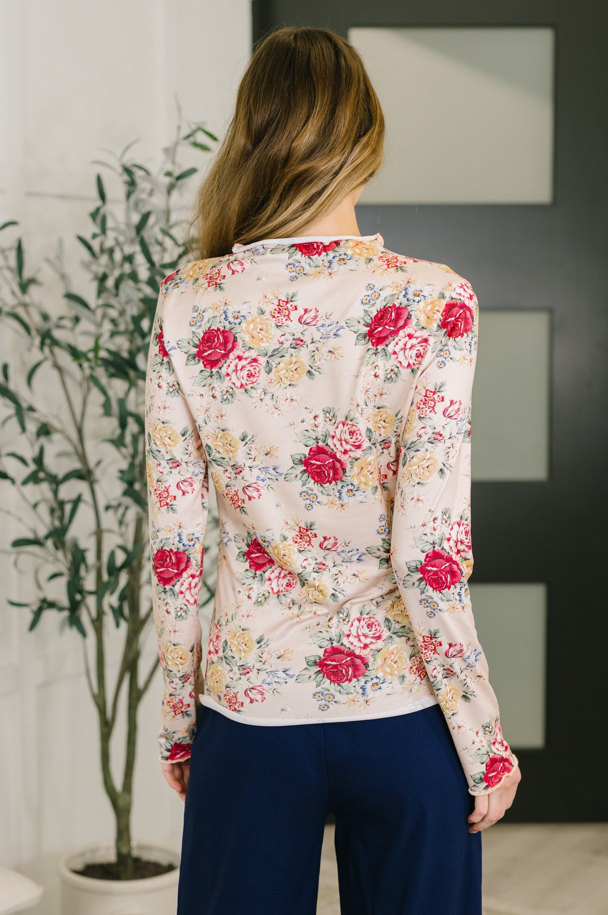 Haptics Direction to Perfection High Neck Long Sleeve Top Womens