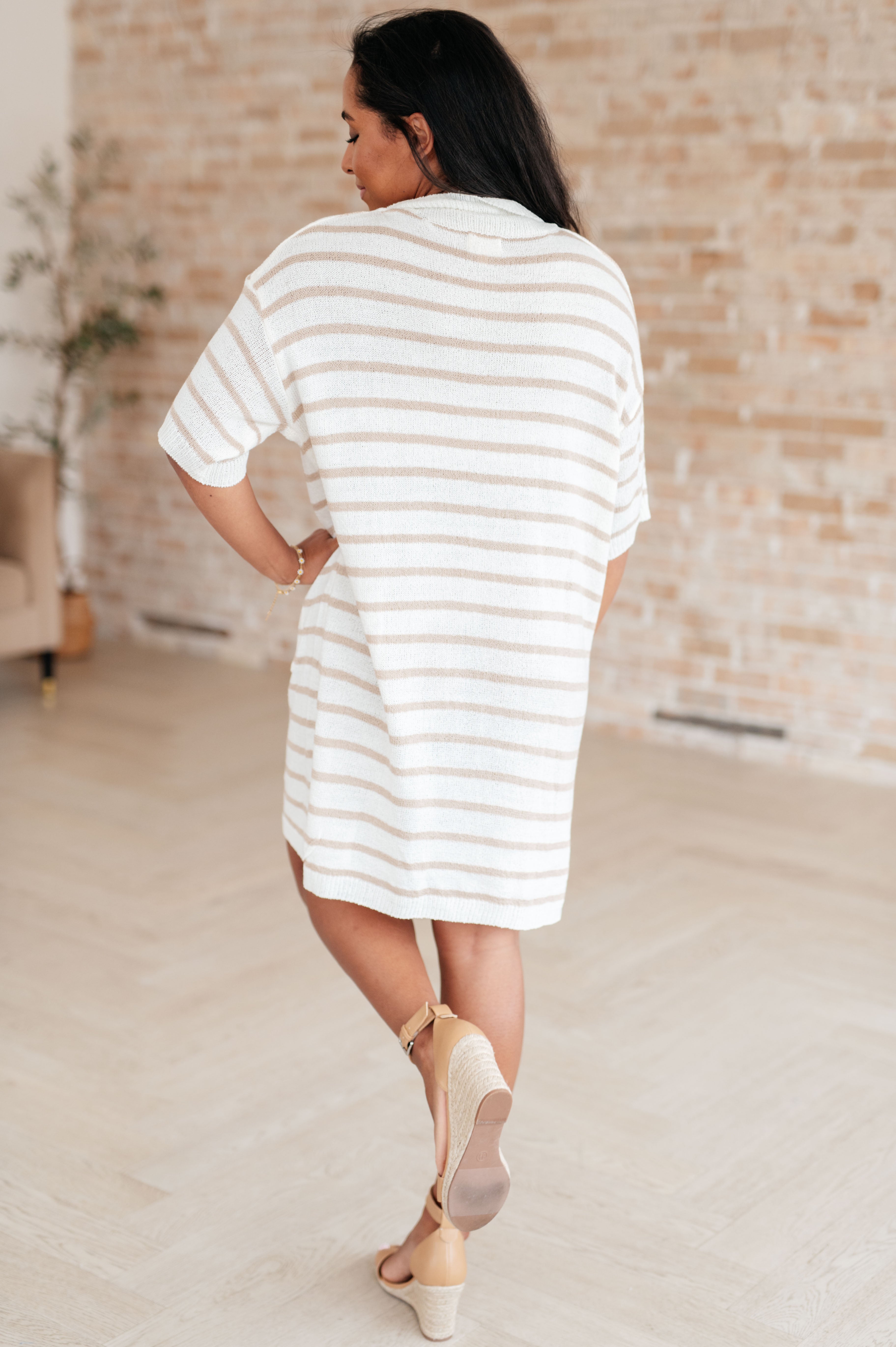 BiBi Easy Street Striped Dress Dresses