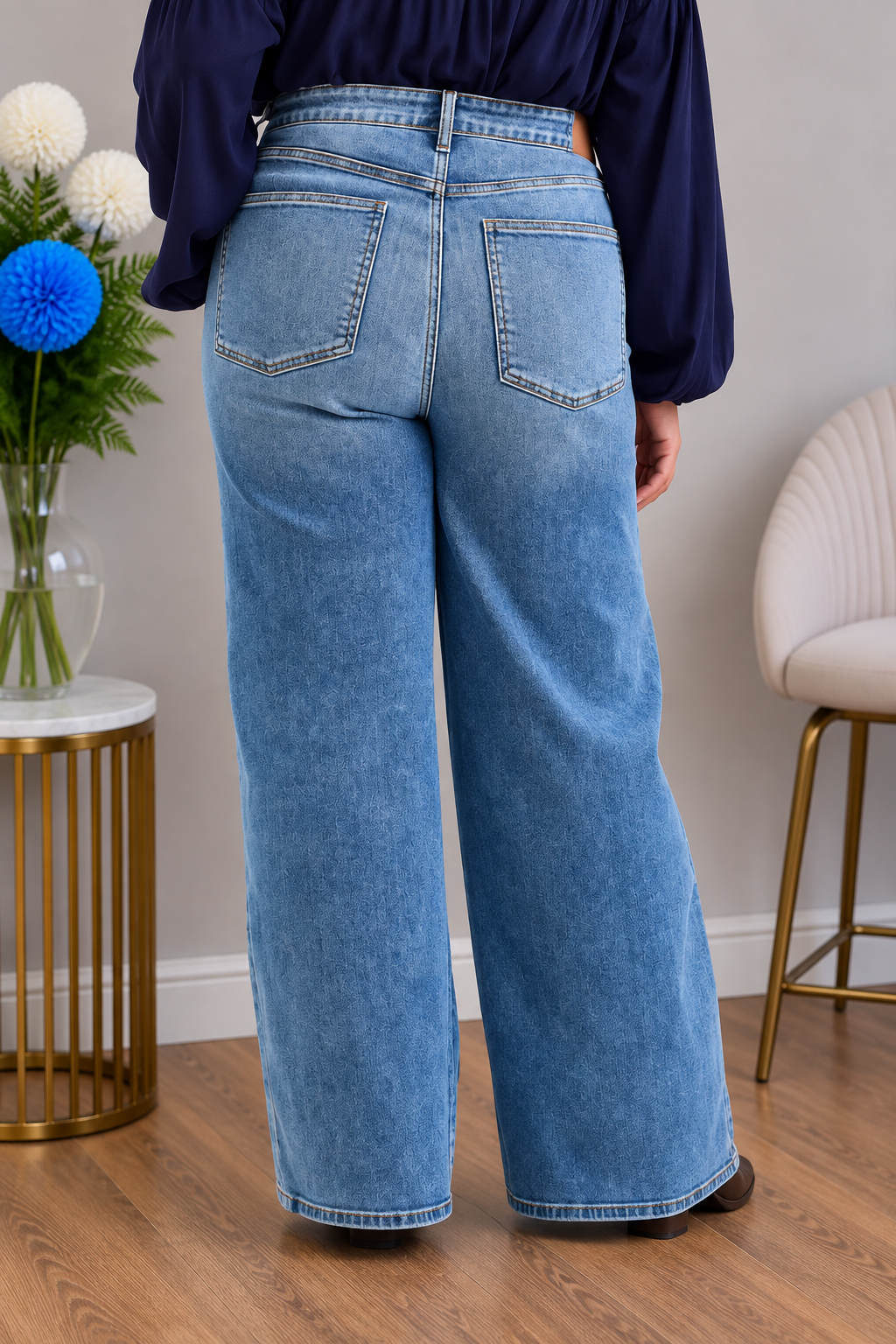 Judy Blue Easy Living Straight Jeans
