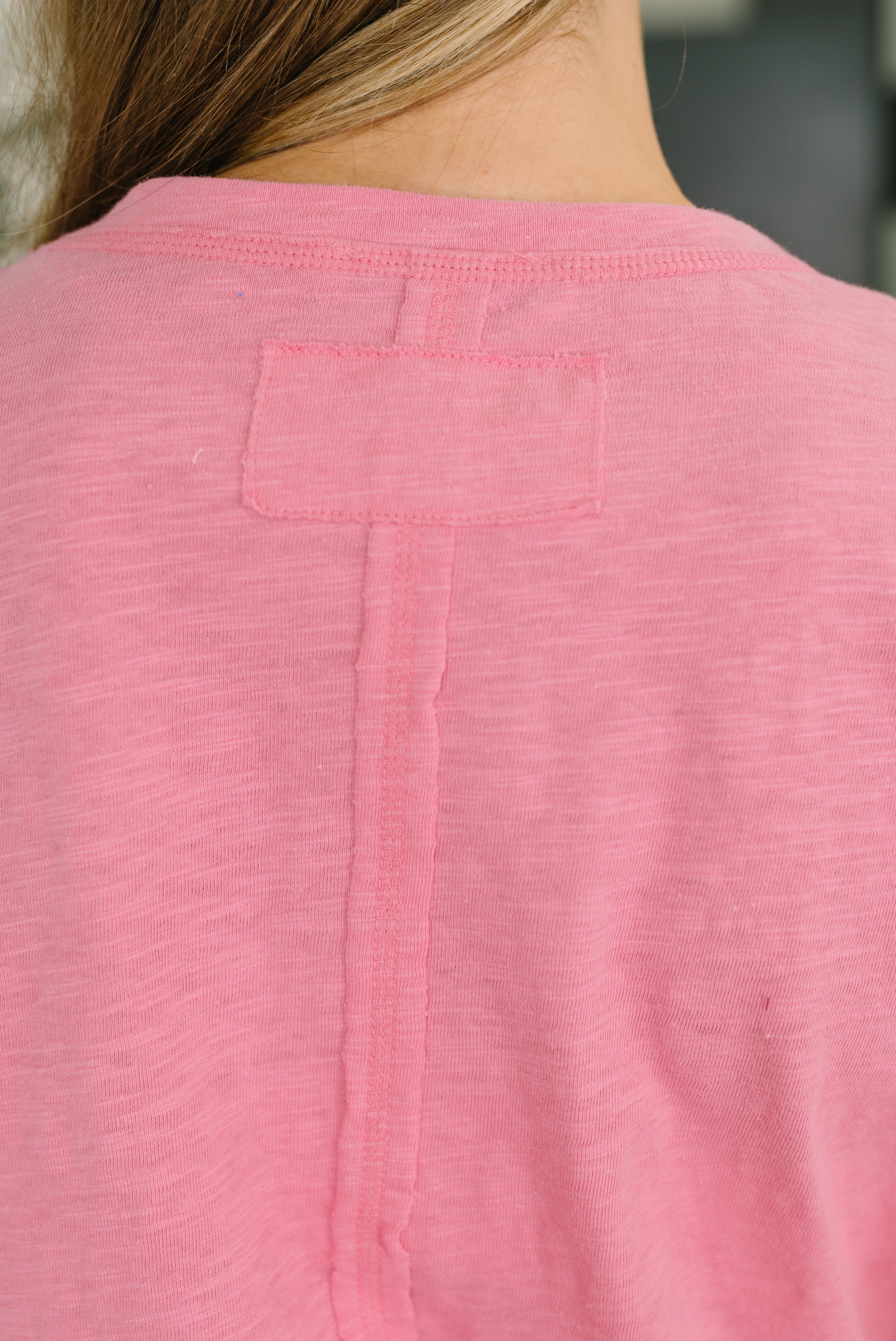 Zenana Effortless Edit Boxy Tee in Candy Pink Womens