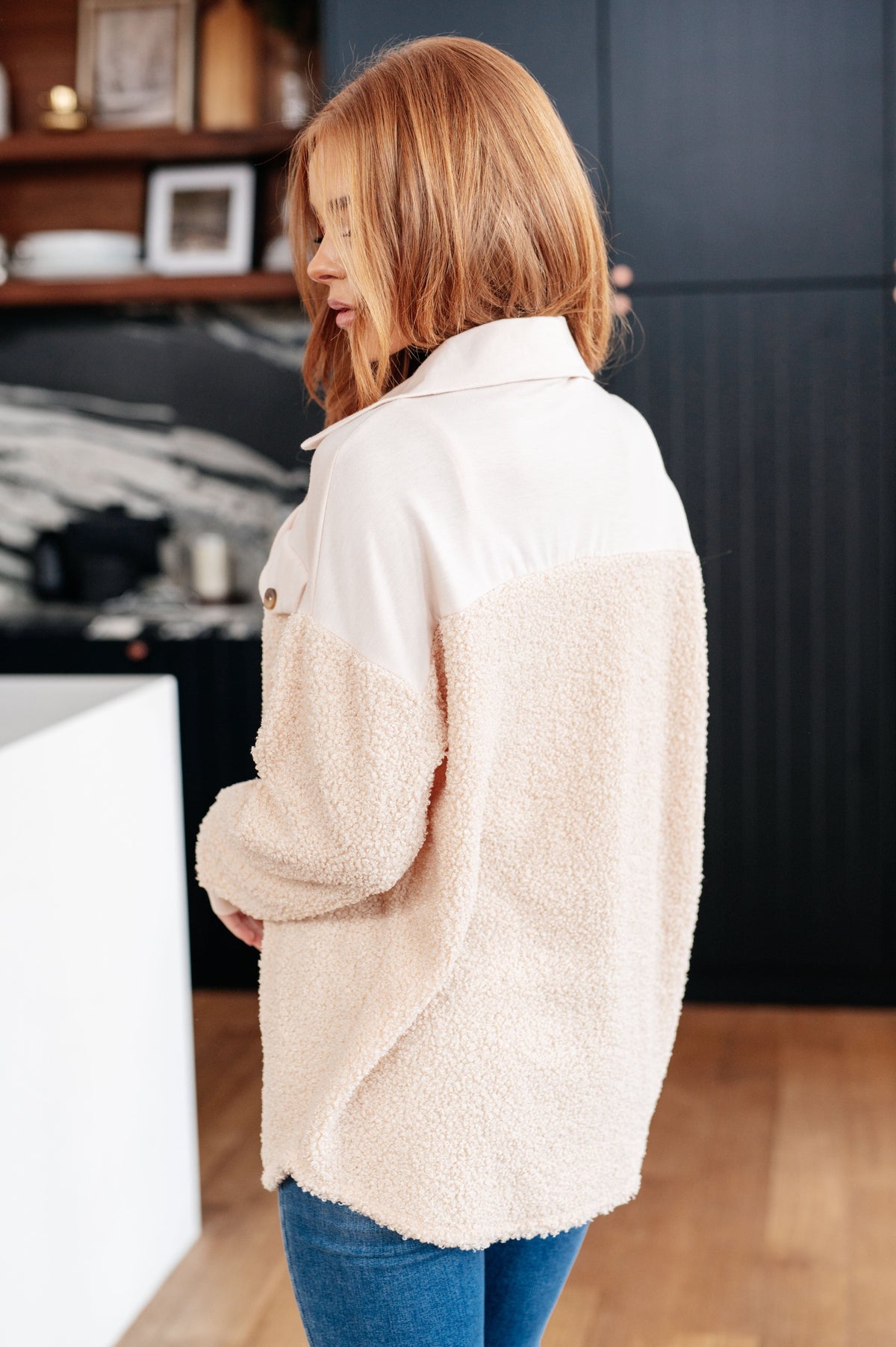 Endless Potential Sherpa Shacket Layers