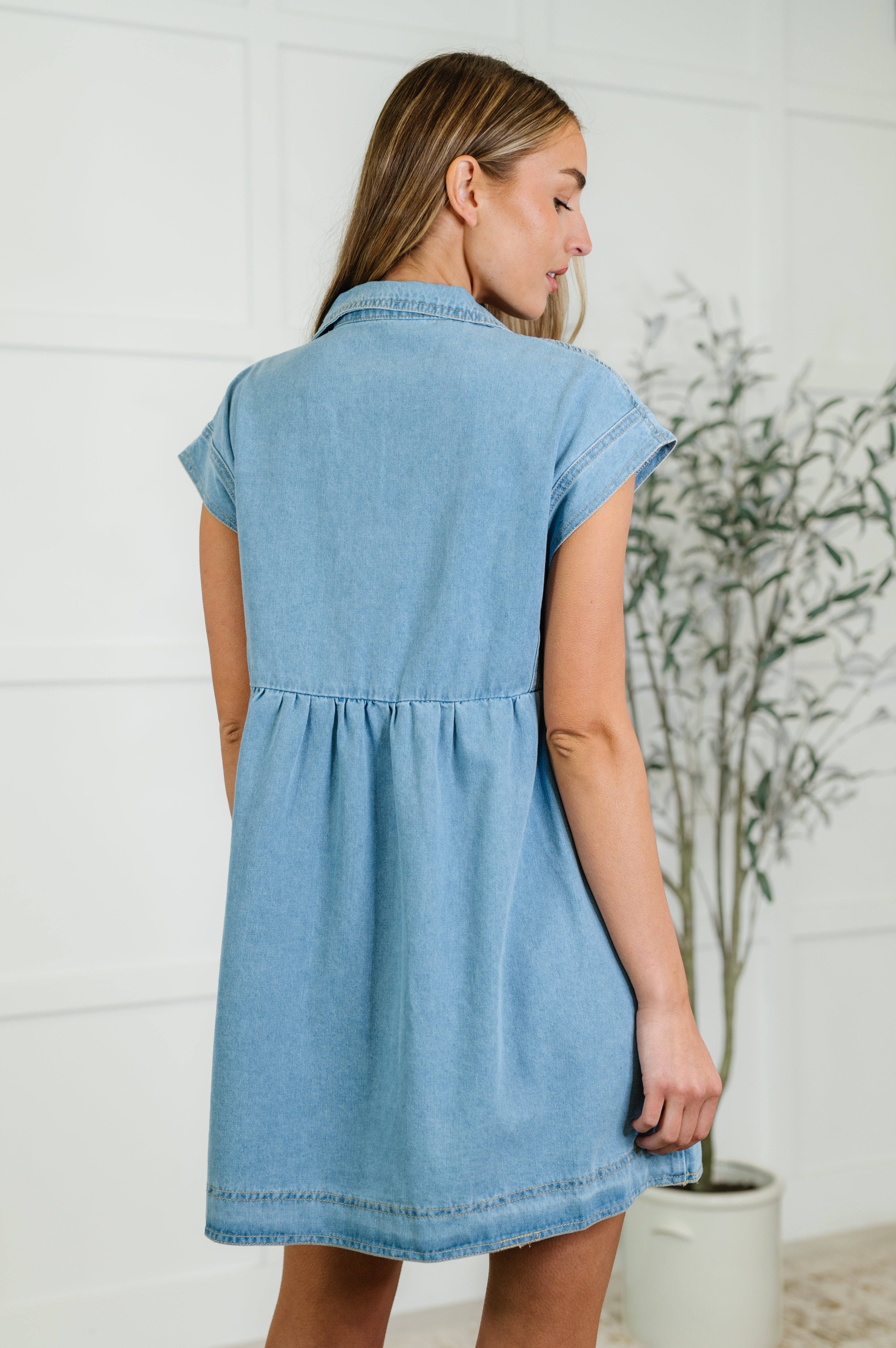 One Eleven North First Rodeo Denim Dress Womens