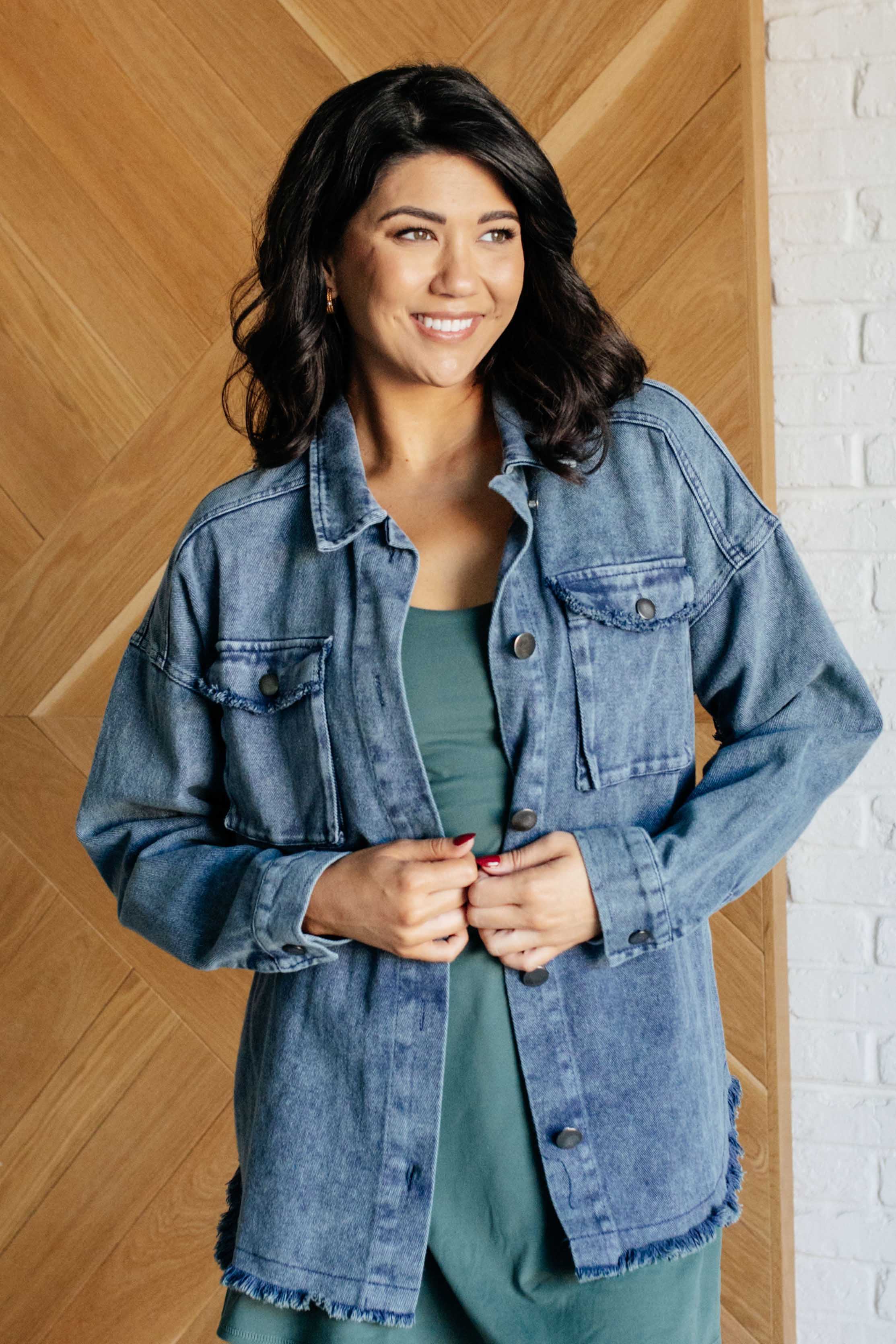Heyson Just In Case Mineral Wash Shacket Layers