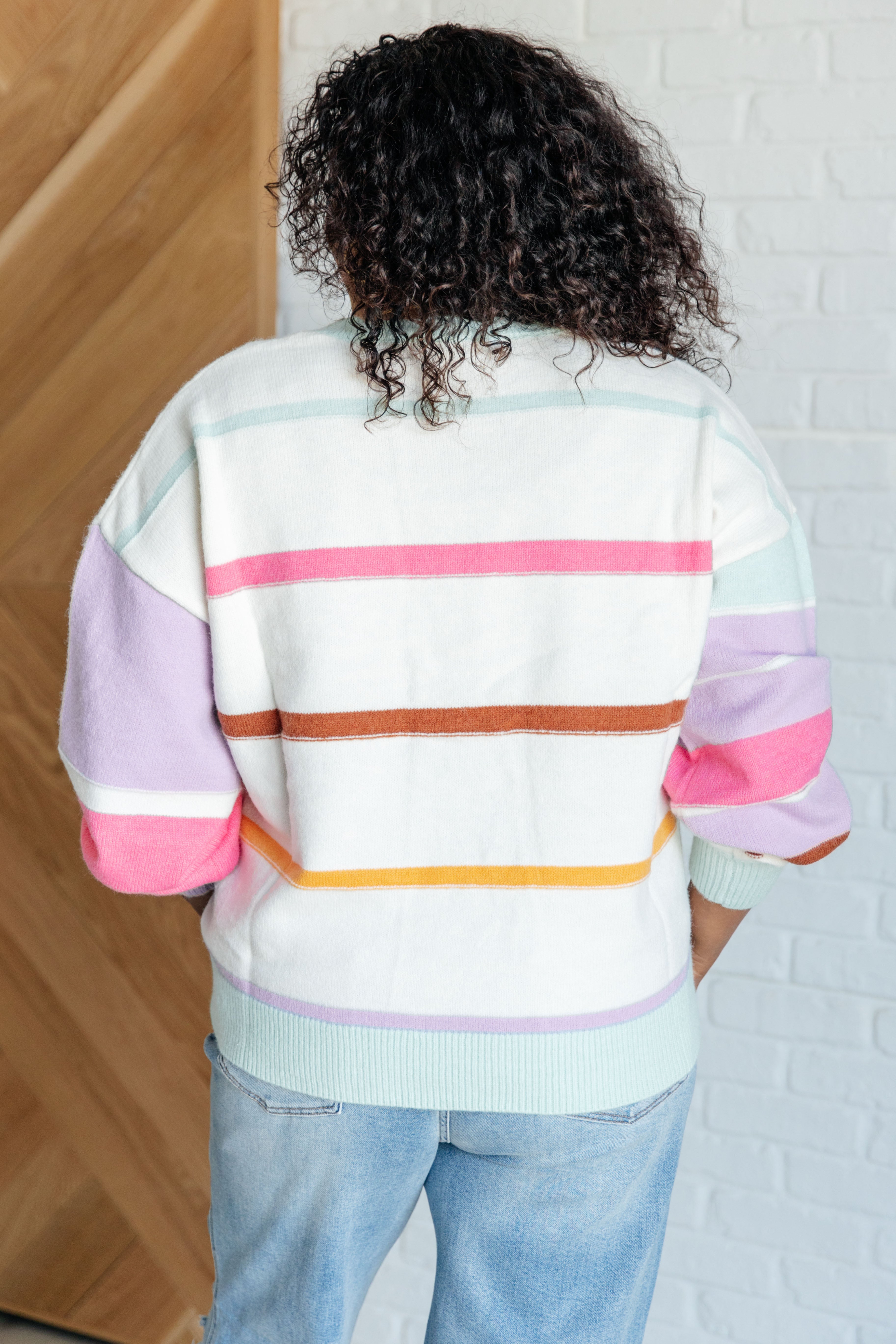 One Eleven North Flawless Features Striped Sweater Shirts & Tops