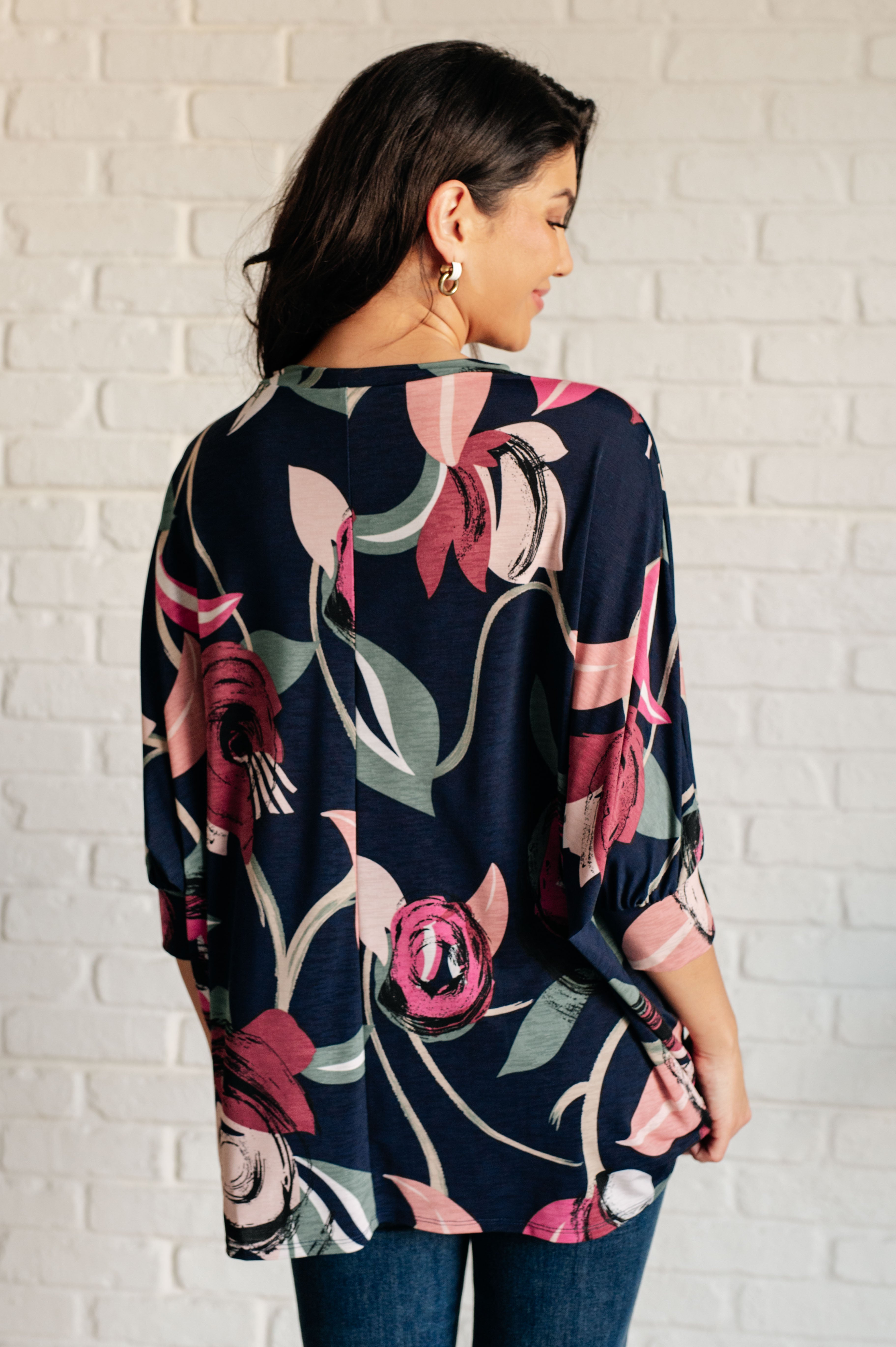 Sew In Love Float On Floral Top Shirts & Tops