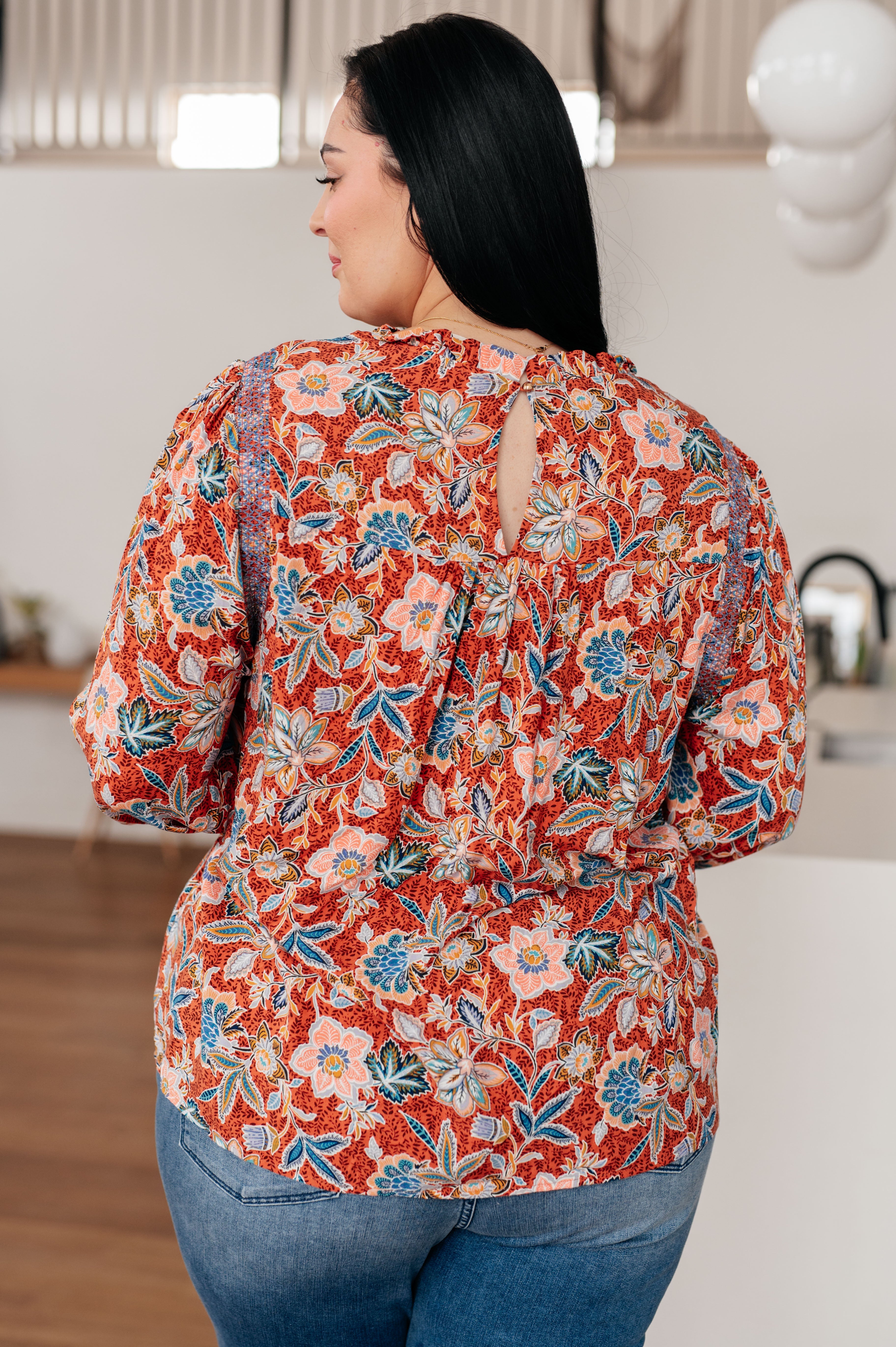 Emily Wonder Floral Delight Blouse Blouses