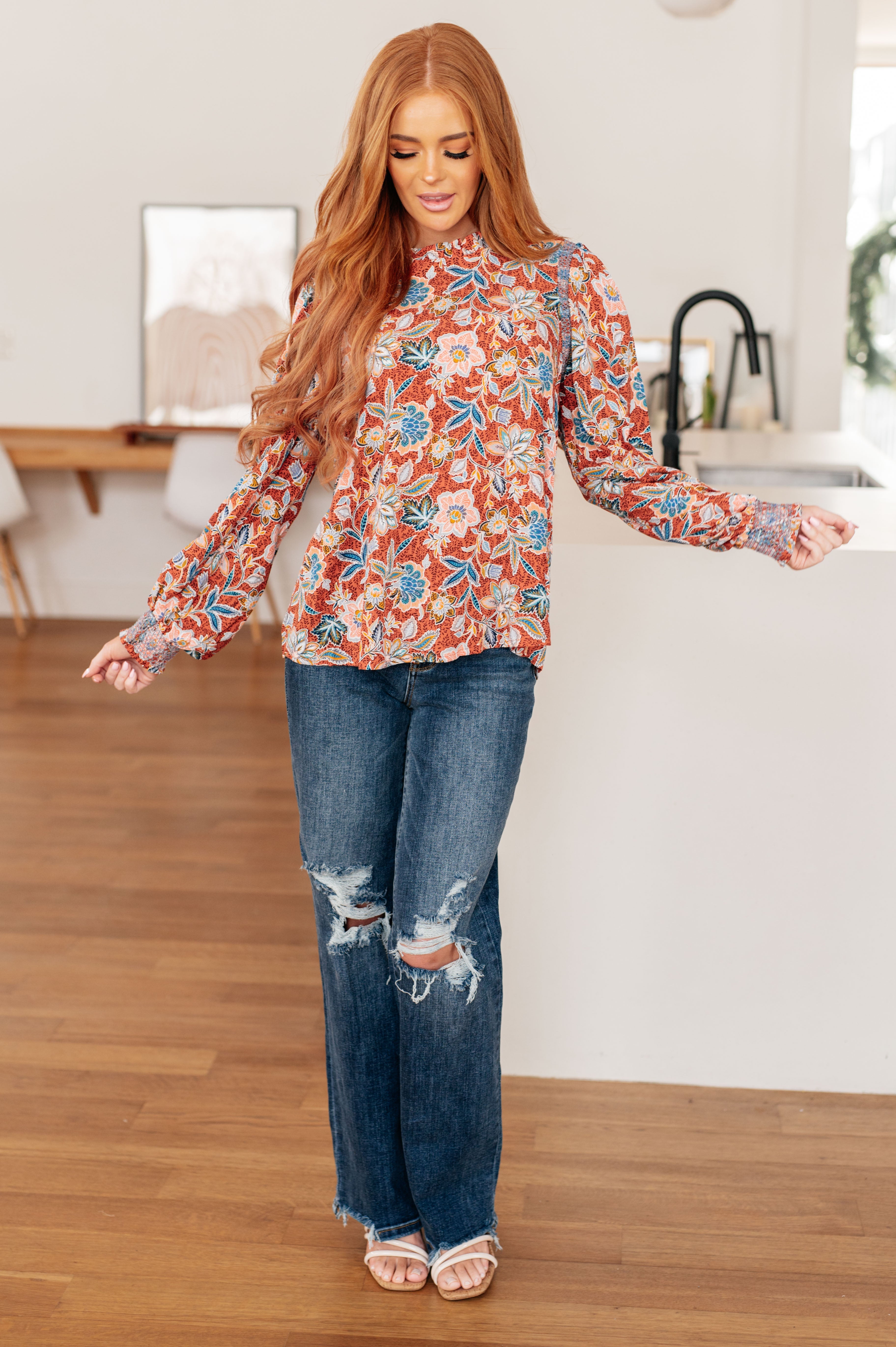 Emily Wonder Floral Delight Blouse Blouses