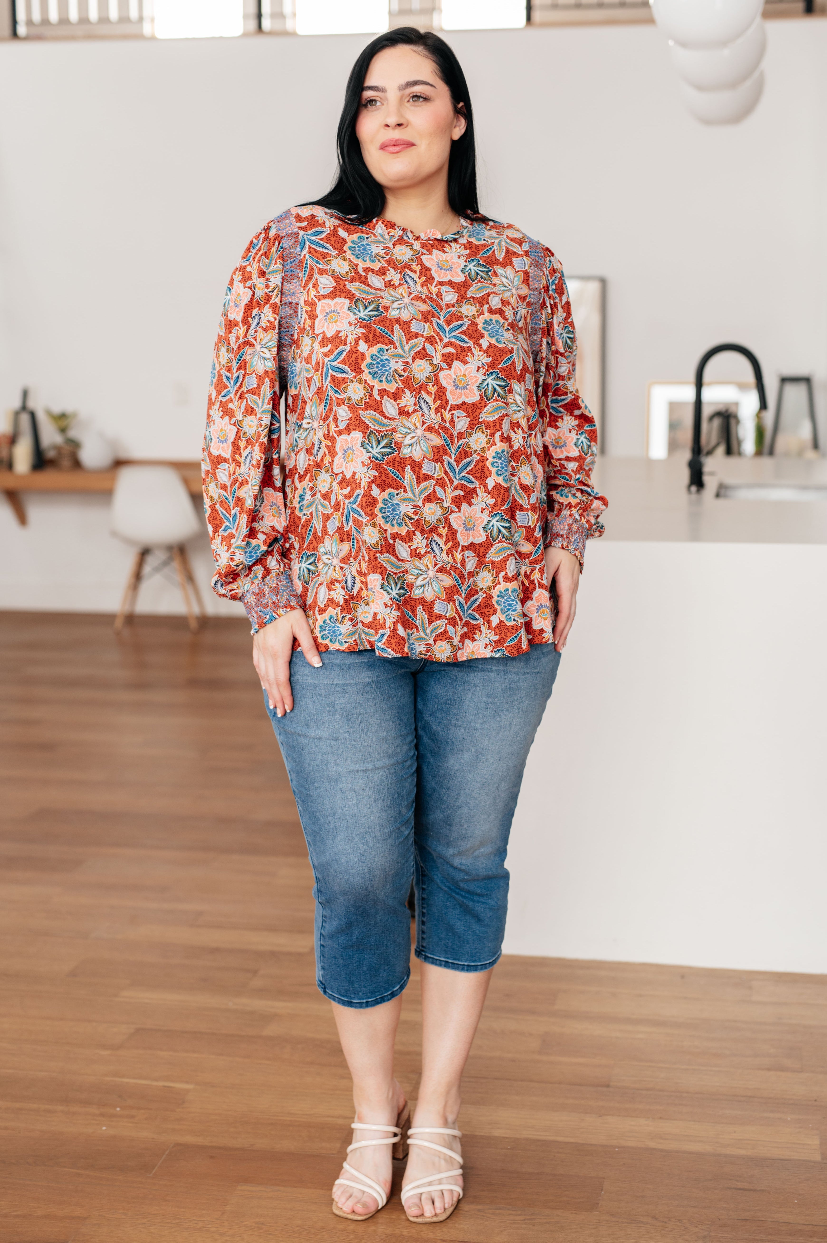 Emily Wonder Floral Delight Blouse Blouses