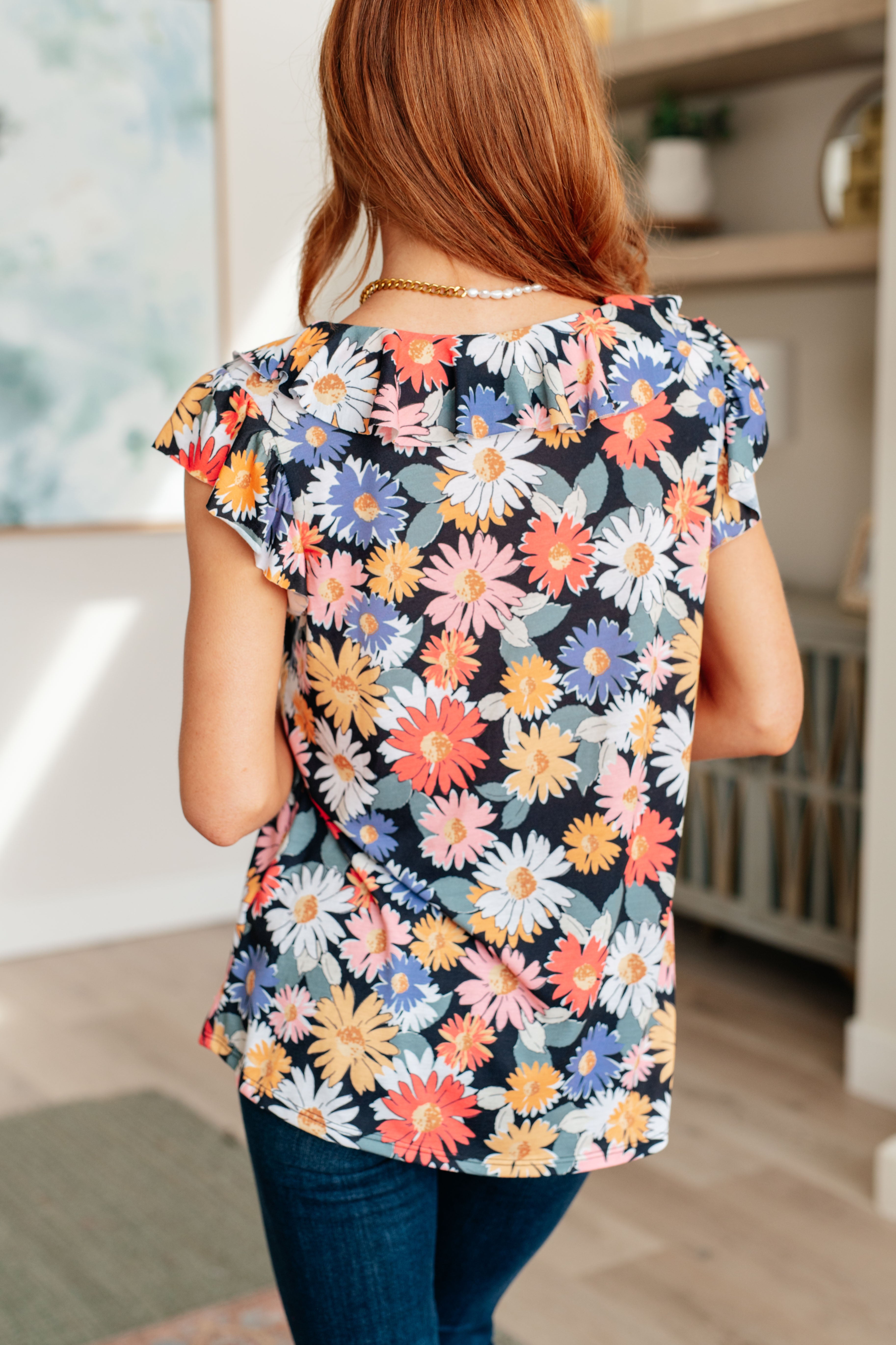 Now N Forever Flower Power Floral Top Tops