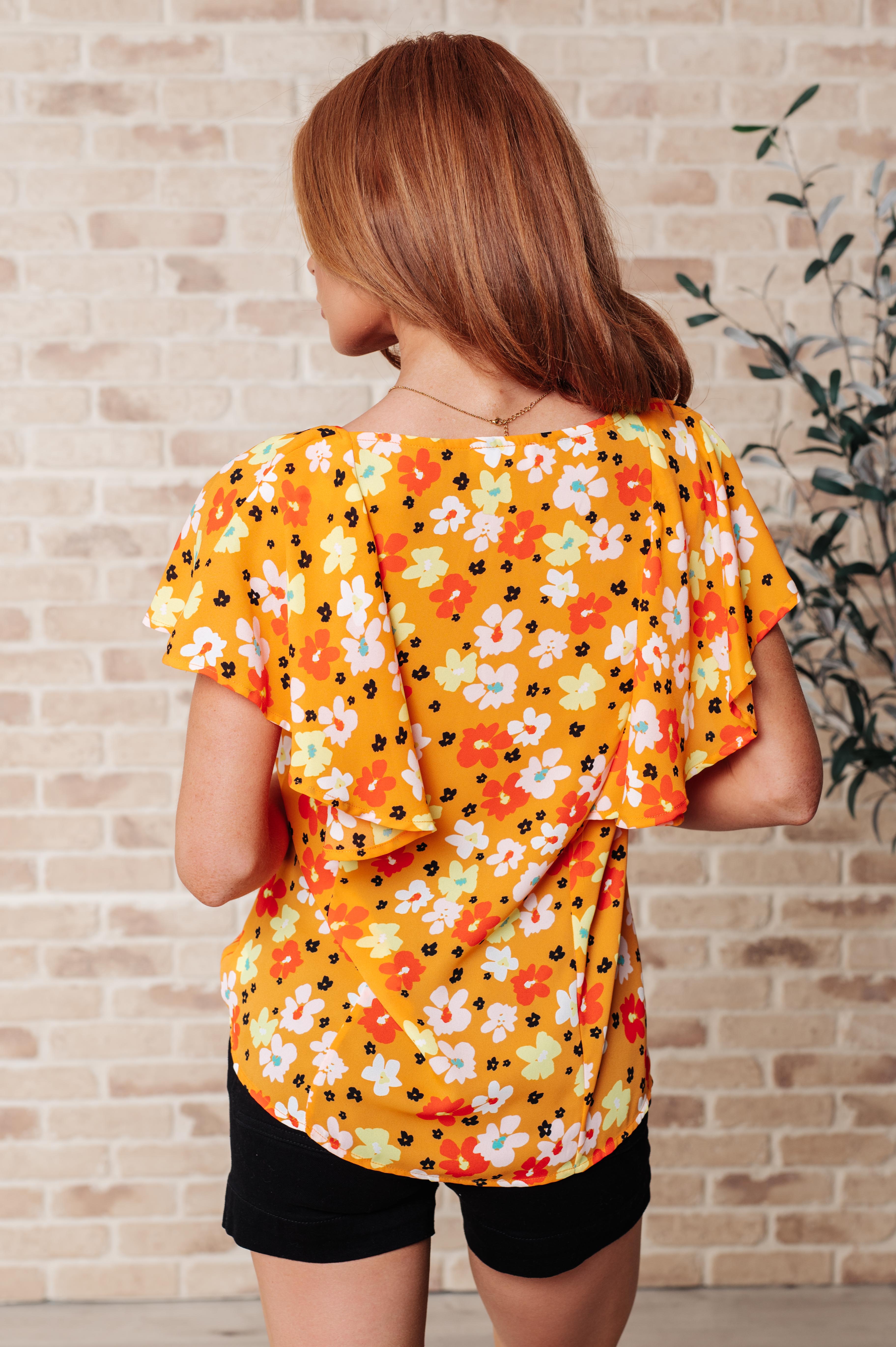 Andree by Unit Freshly Picked Floral Top Tops
