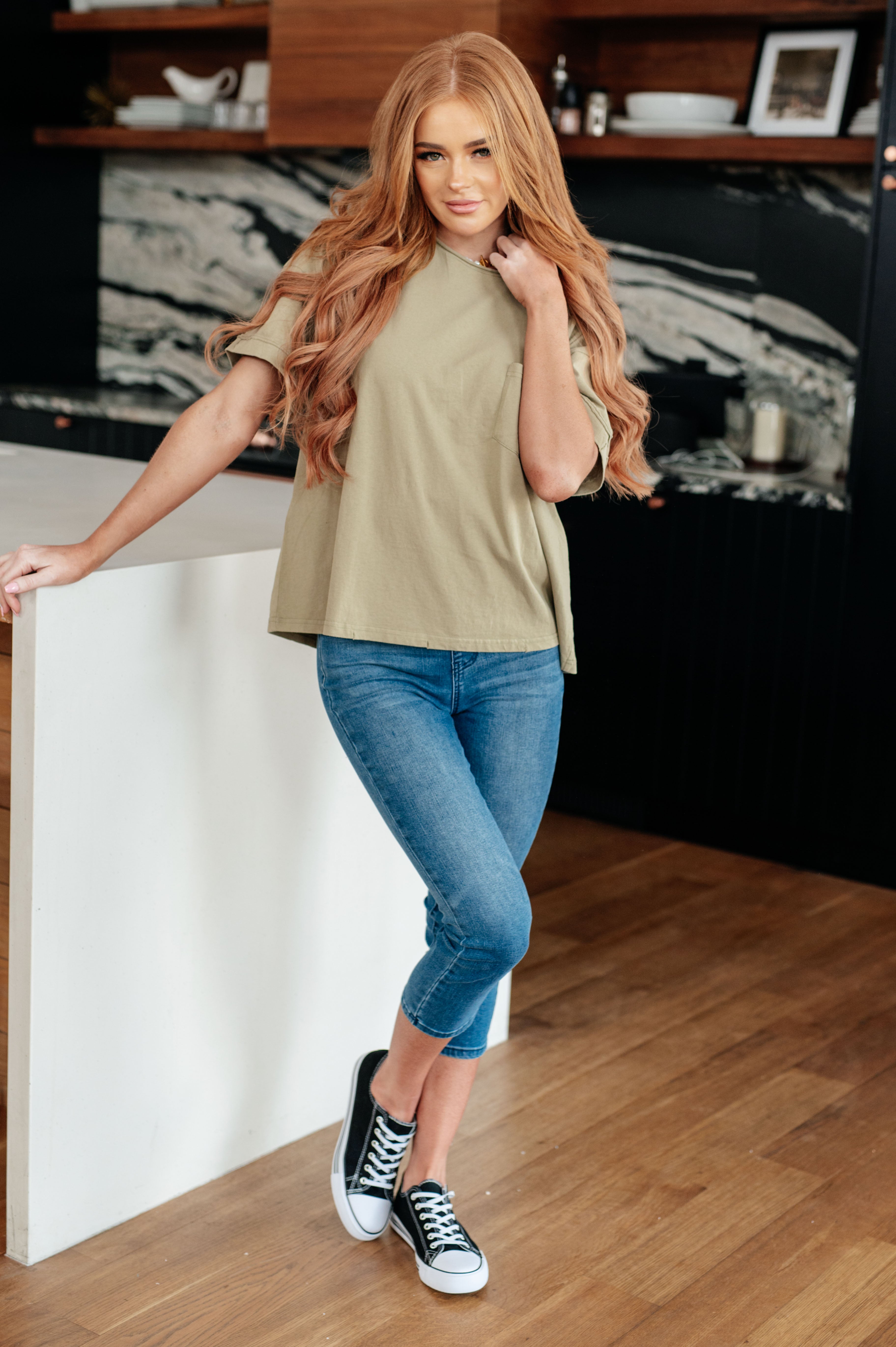 Sew In Love Future Ex-Boyfriend Distressed Jersey Knit T-Shirt Tops