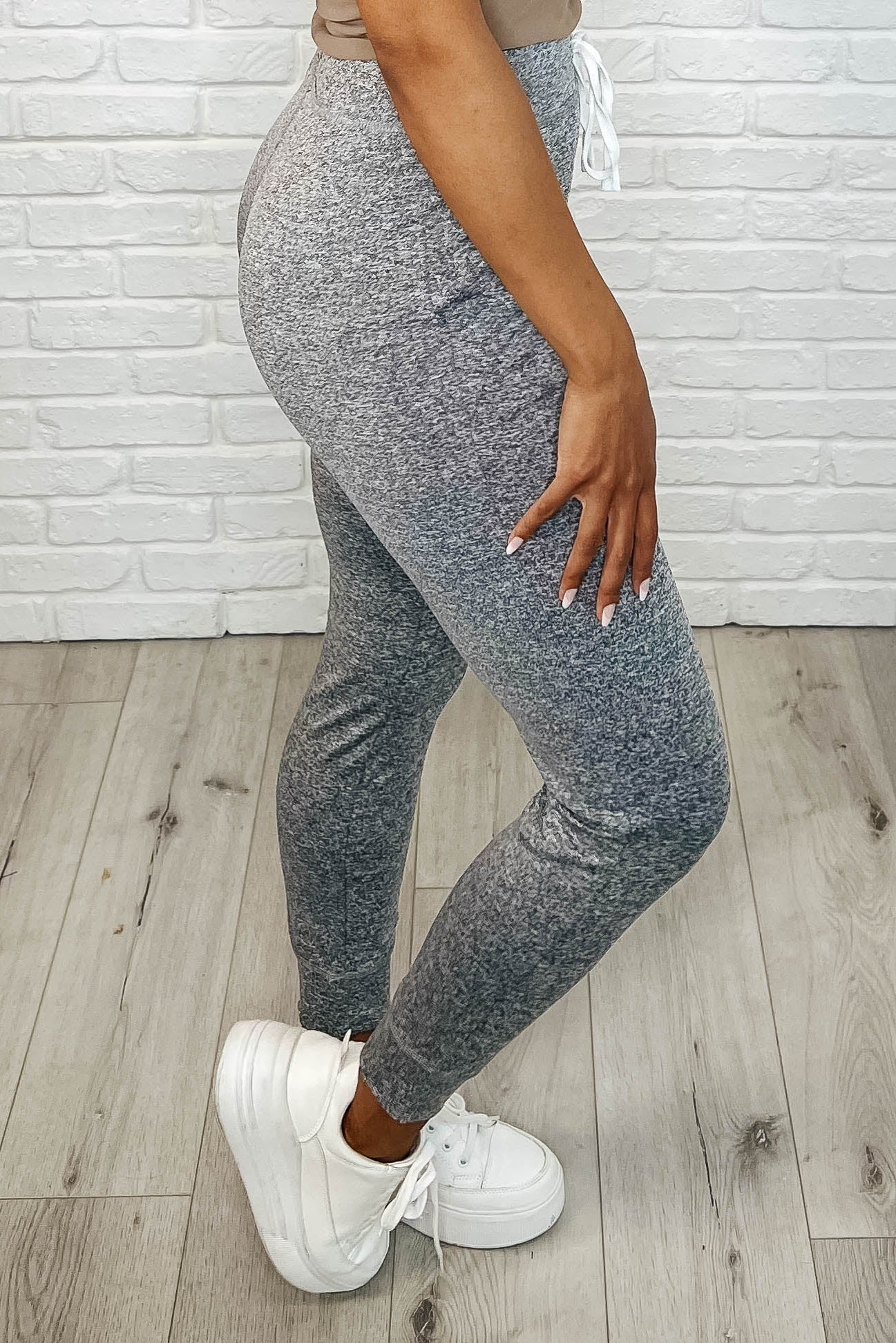 One Eleven North Giving the Run Around Joggers in Gray Womens