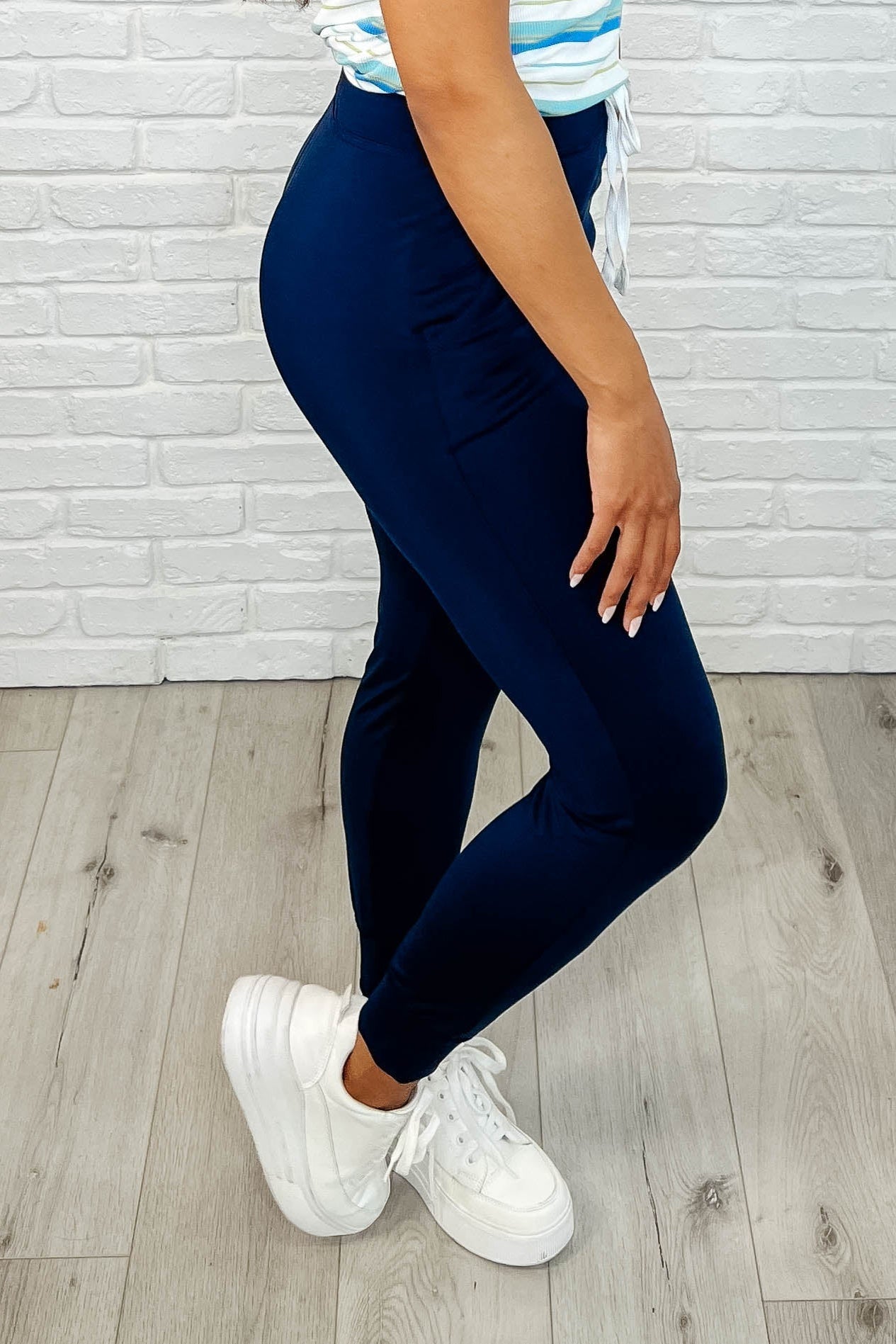 One Eleven North Giving the Run Around Joggers in Navy Womens