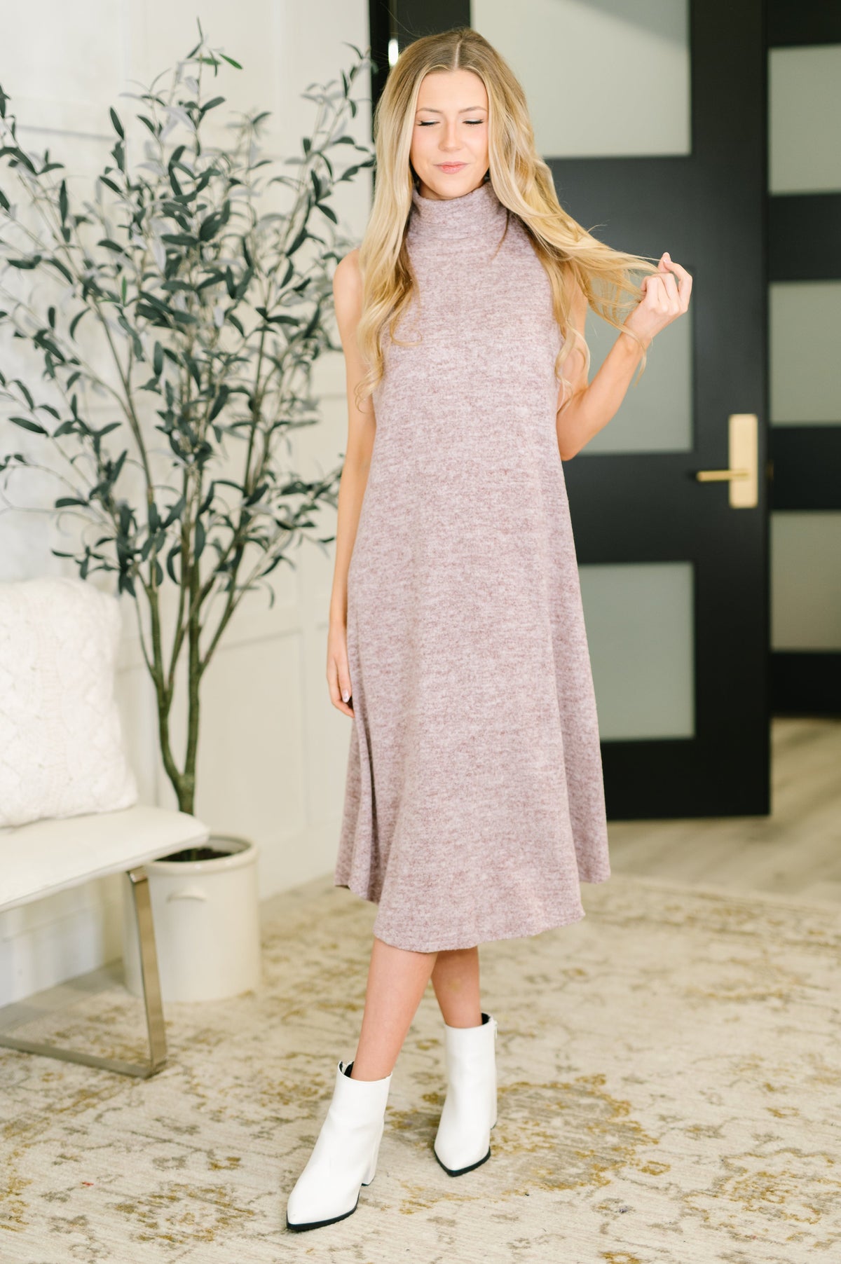 Dear Scarlett Glam Dress and Cardigan Womens