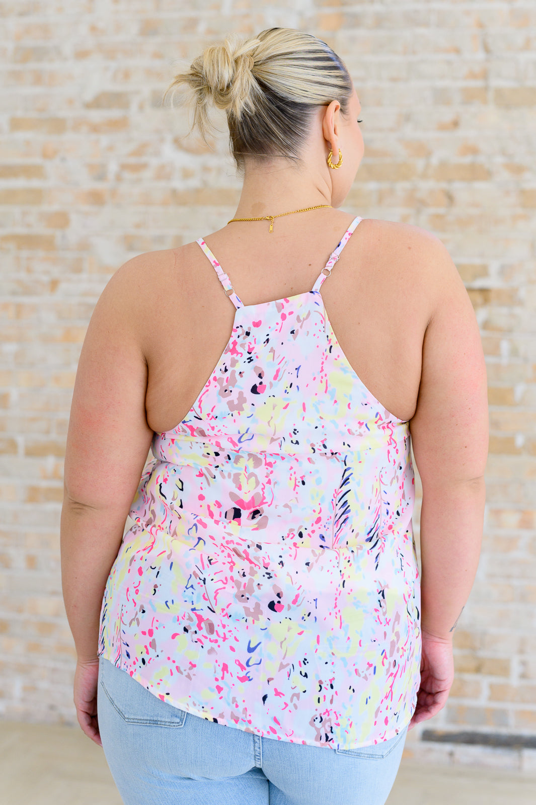 One Eleven North Going Out Printed Cami Tops