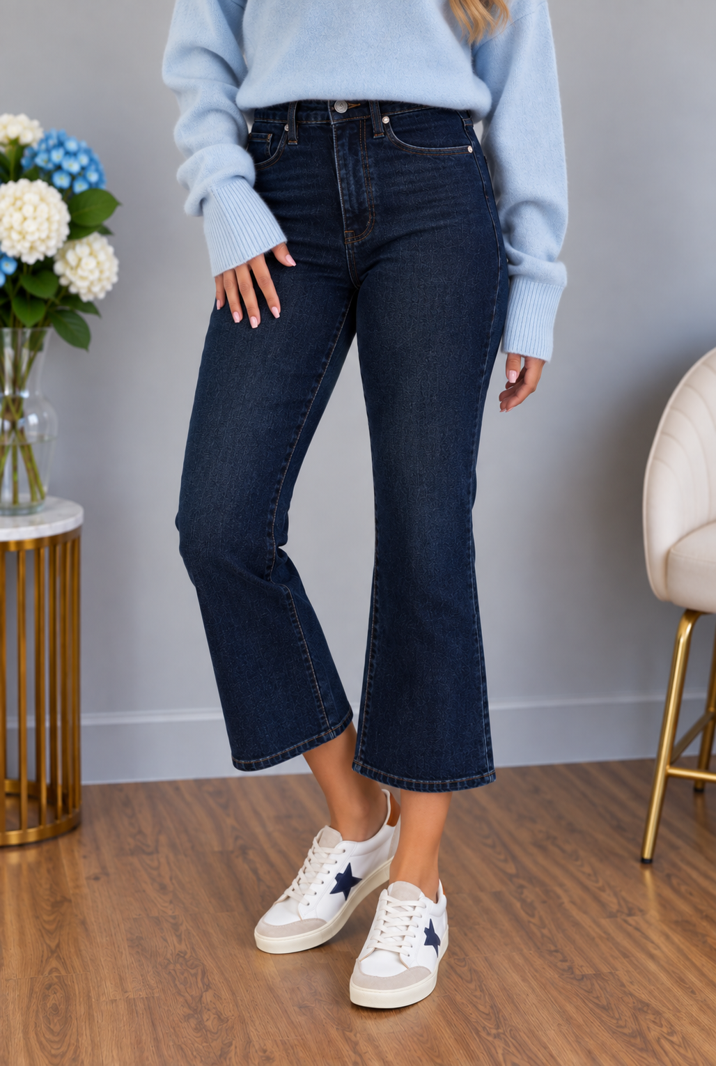 Judy Blue Going Somewhere Kick Flare Jeans