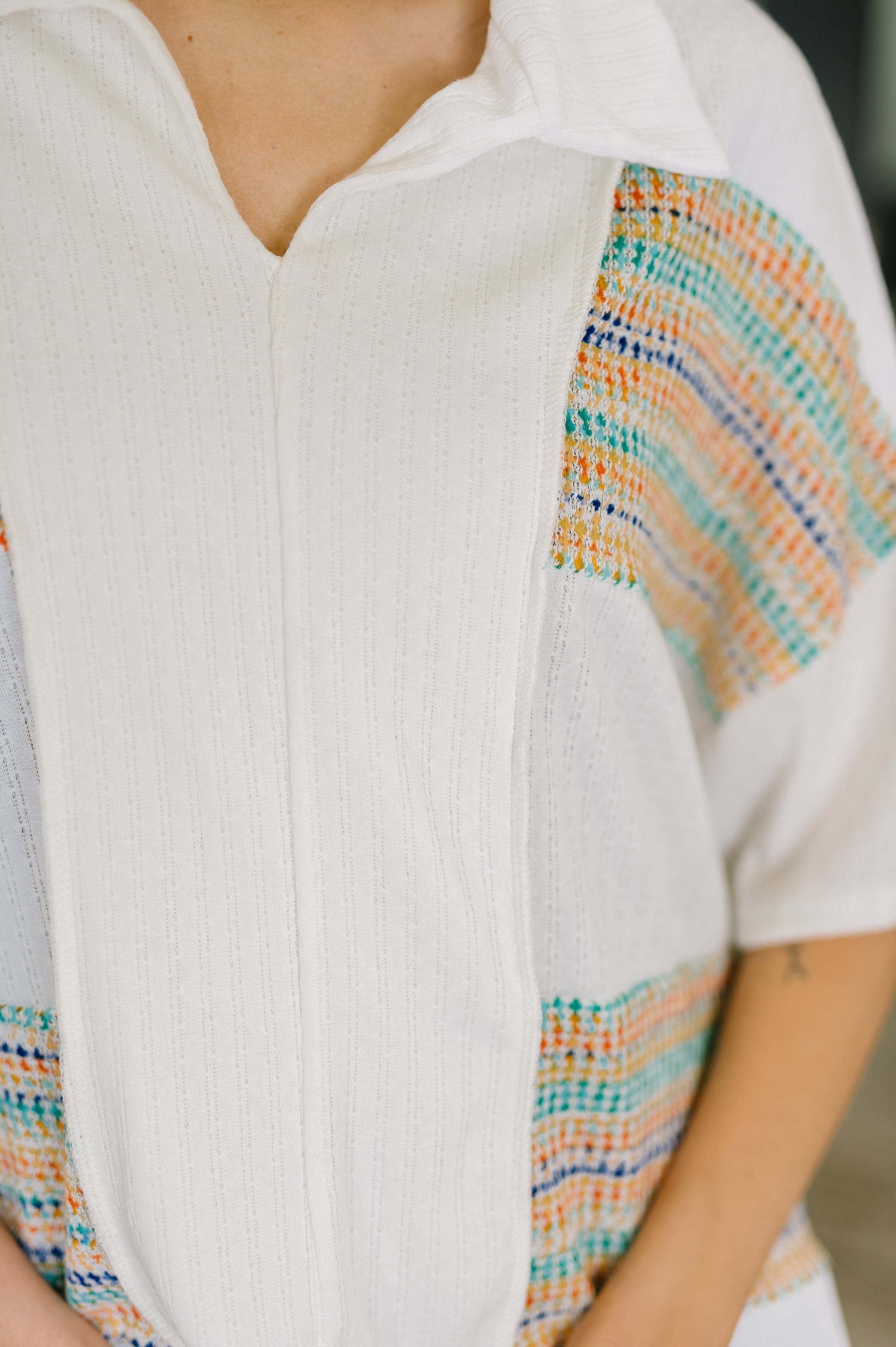 Haptics Good For Me Collared Knit Top Womens